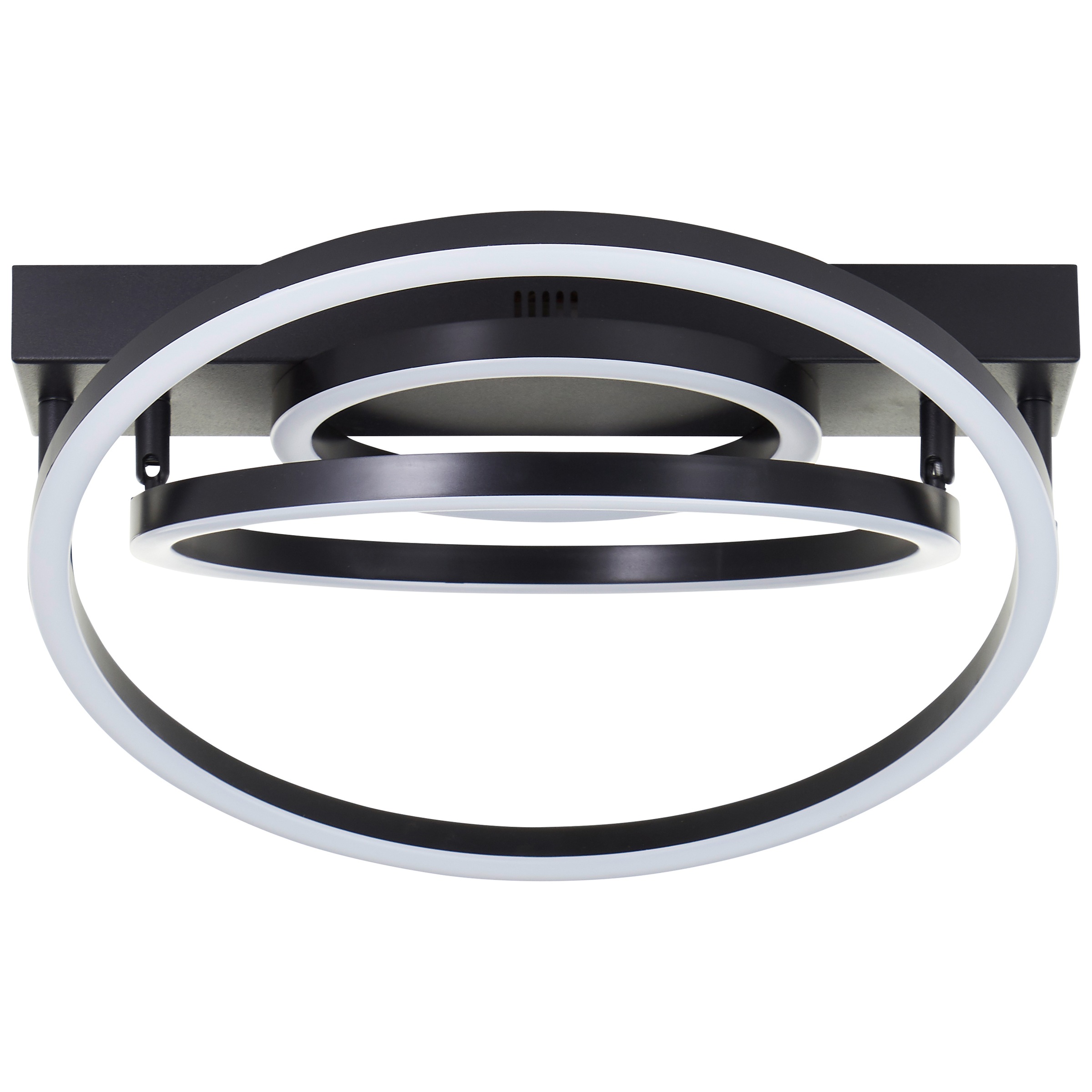 Brilliant LED Deckenleuchte »Pedley« LED-Modul 1 Stk. Warmweiß 38 cm, 3800lm, 3000K, dimmbar, schwenkbar, schwarz