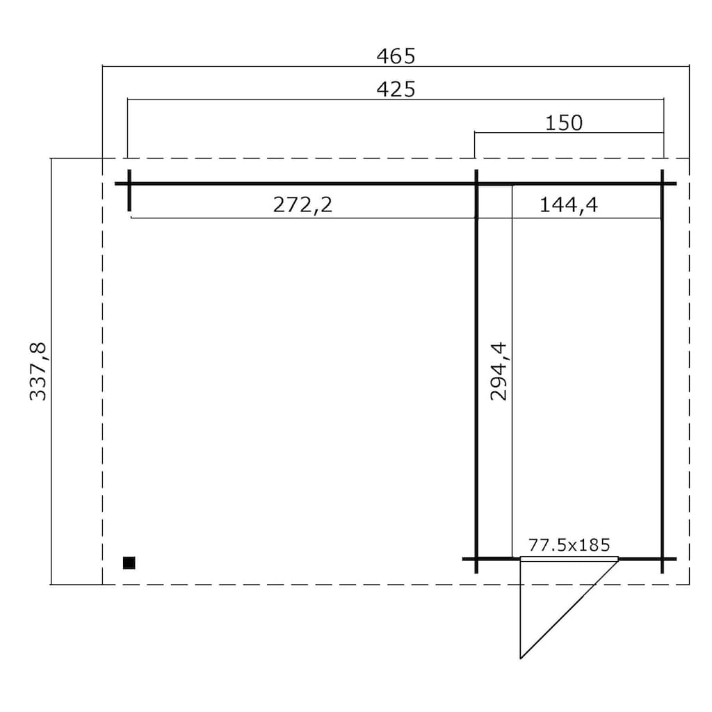 LASITA MAJA Gartenhaus »Wibo«, (Set)