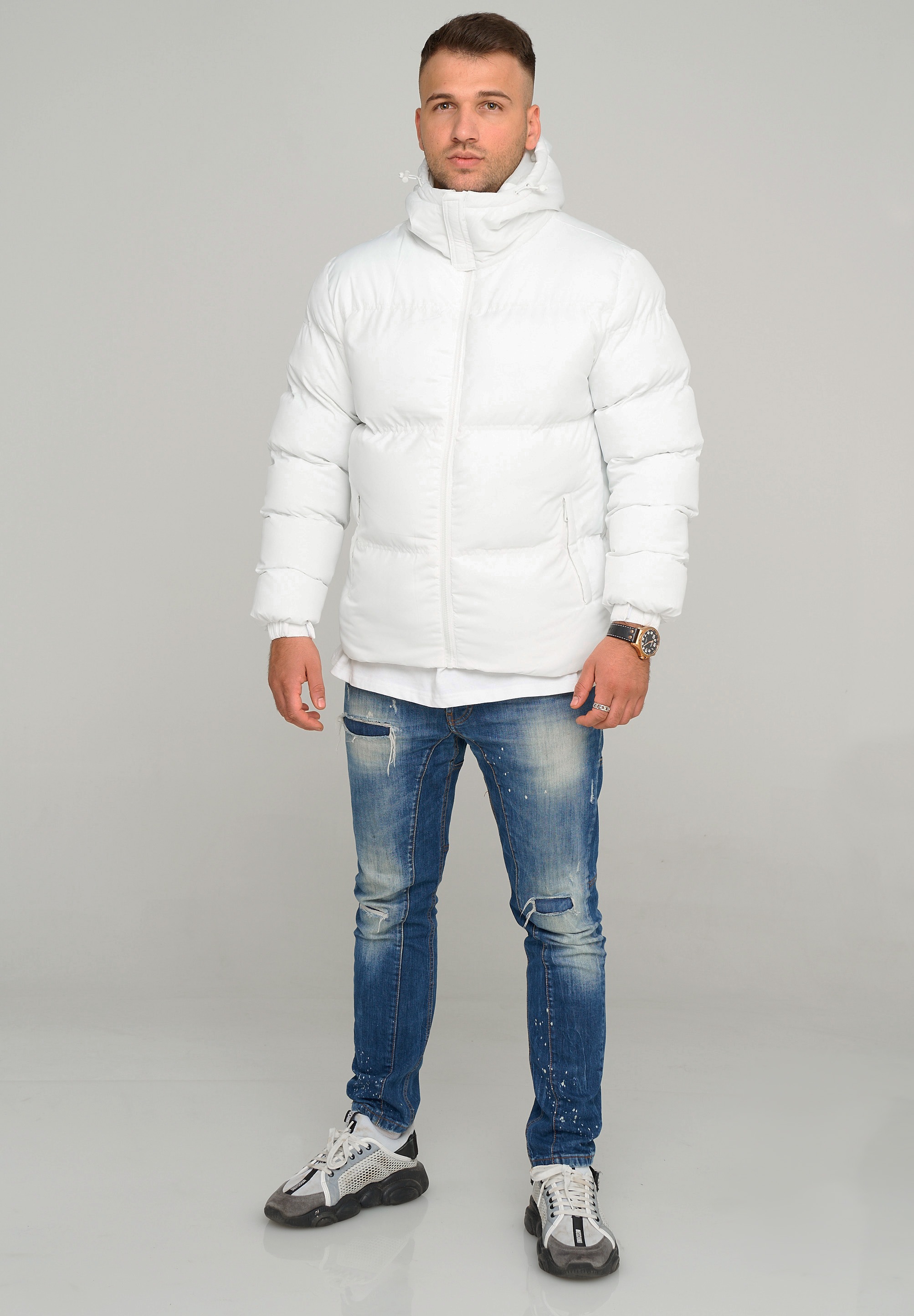 behype Steppjacke »BHROLLIN«, mit Kapuze