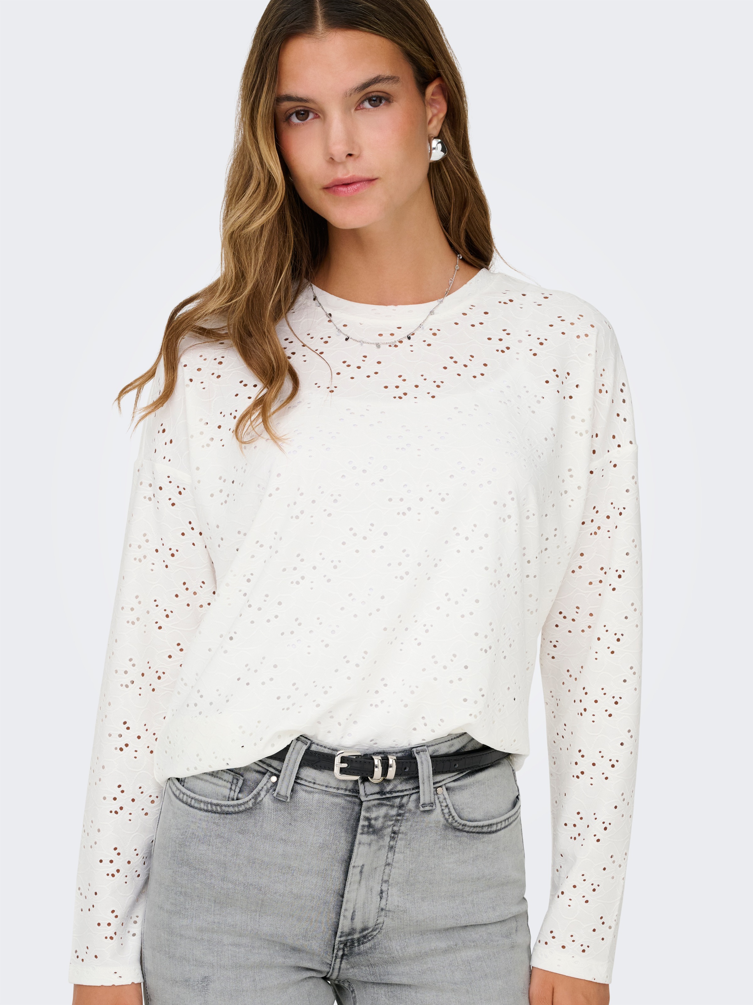 ONLY Langarmshirt "ONLSMILLA LIFE L/S TOP JRS" günstig online kaufen