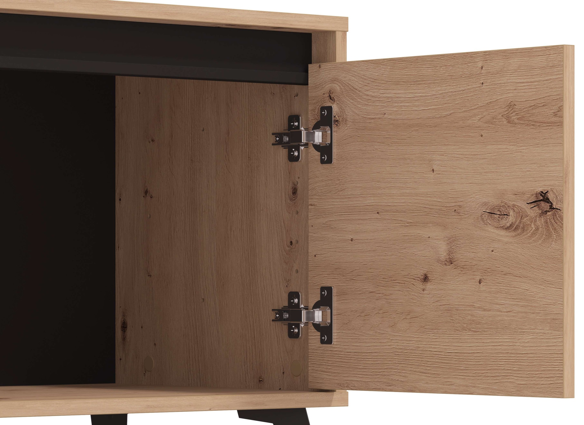 INOSIGN TV-Board »Stirling, TV-Kommode, TV-Board, TV-Schrank, Breite 158,5 cm«, in 2 Farbausführungen, 2 Türen, mit Schublade