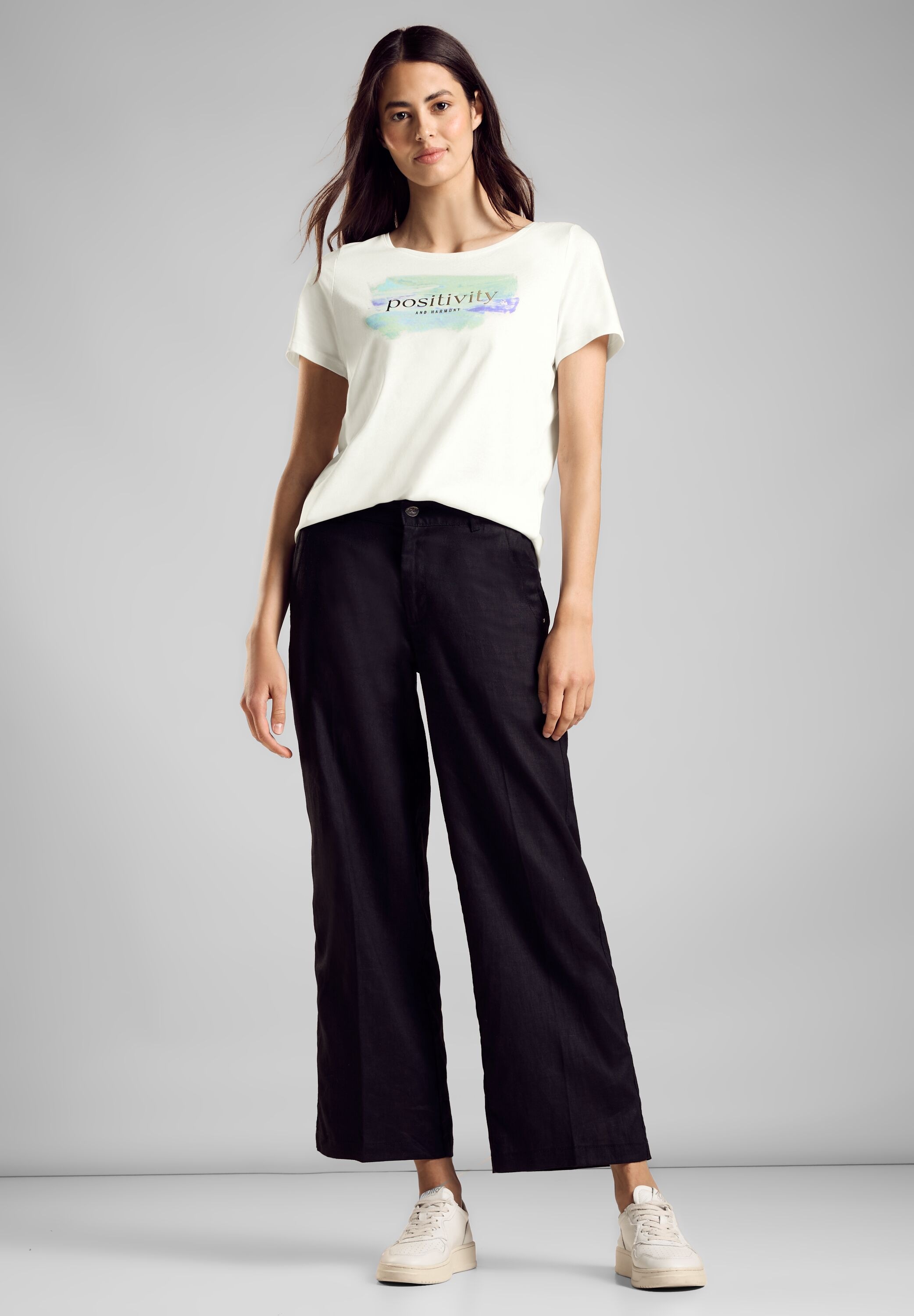 STREET ONE T-Shirt, im soften Baumwoll-Mix