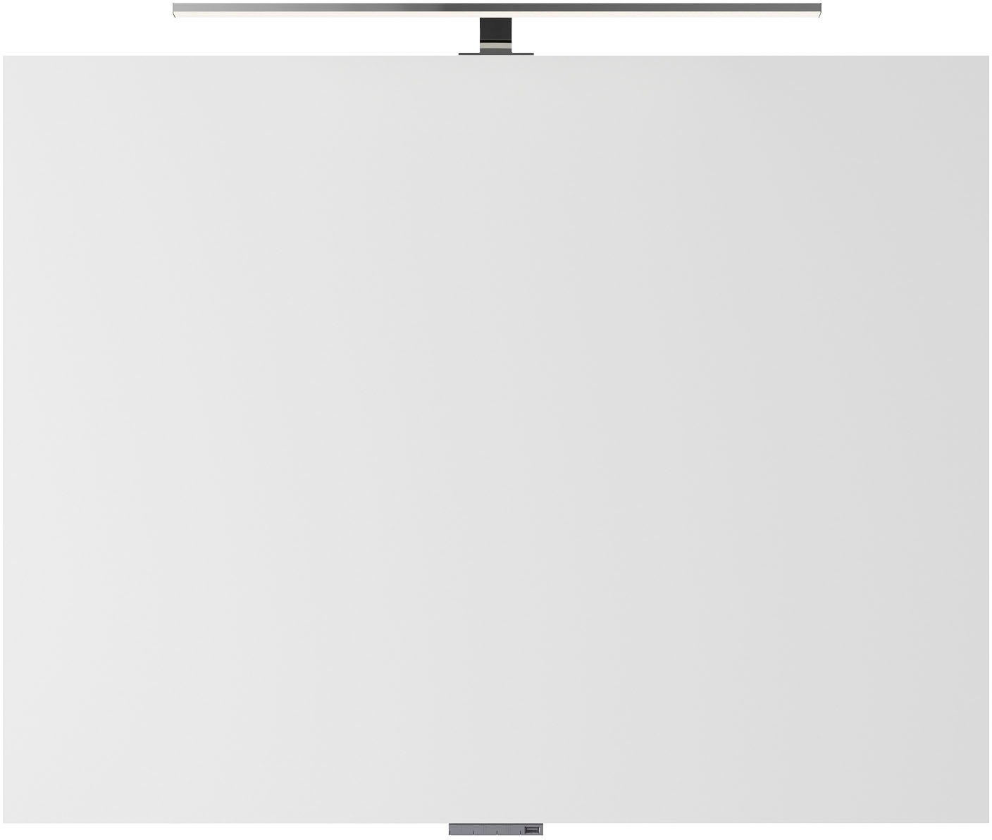 Saphir Badmöbel-Set »Serie 4035 2-teilig, Keramikwaschtisch mit LED-Spiegel, 90 cm breit«, (Set), Badezimmer-Set inkl. Türdämpfer, 2 Schubladen, Waschplatz