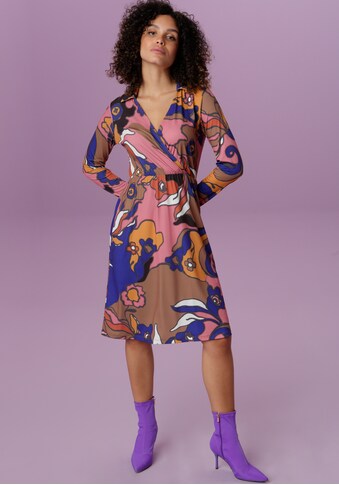 Aniston SELECTED Jerseykleid, in Wickel-Optik mit Kragen - NEUE KOLLEKTION kaufen