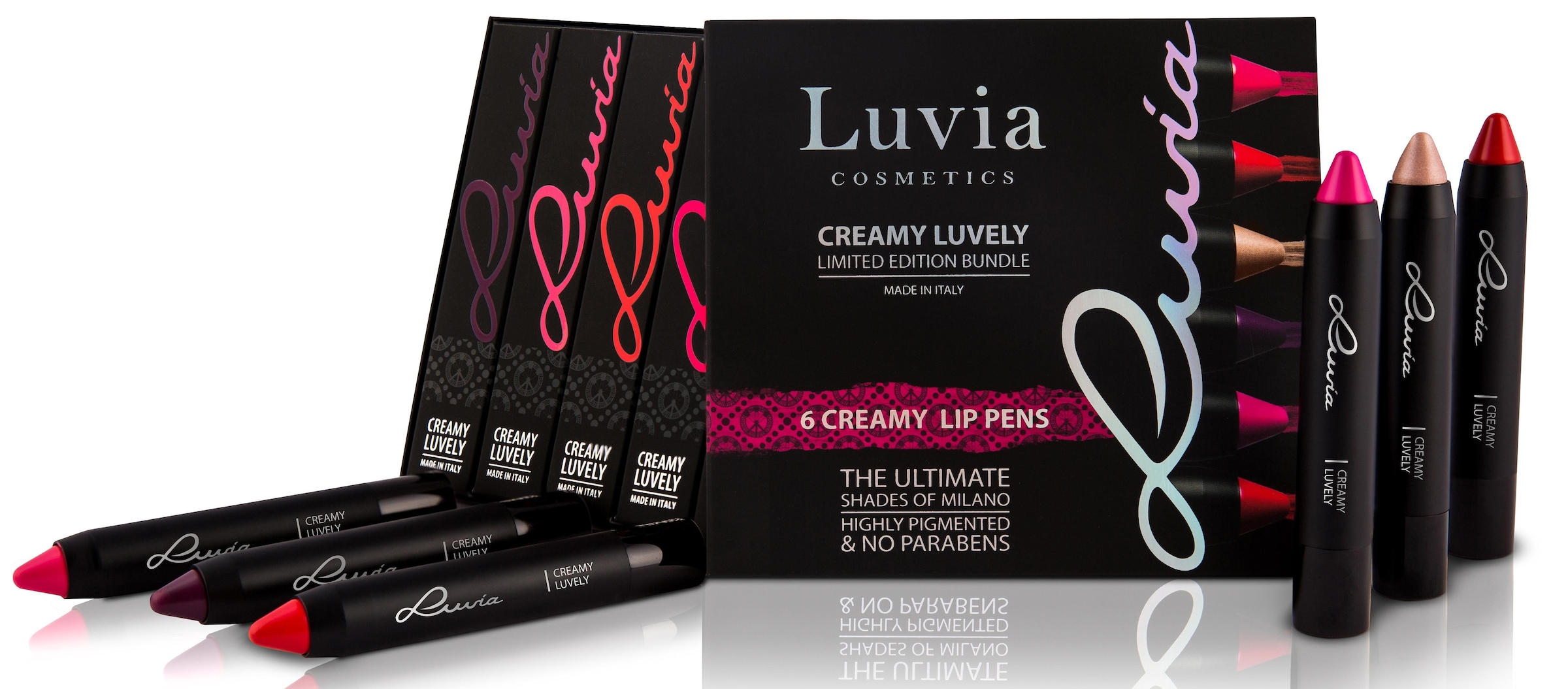 Luvia Cosmetics Lippenstift-Set »Creamy Luvely«, (6 tlg.) bestellen | BAUR