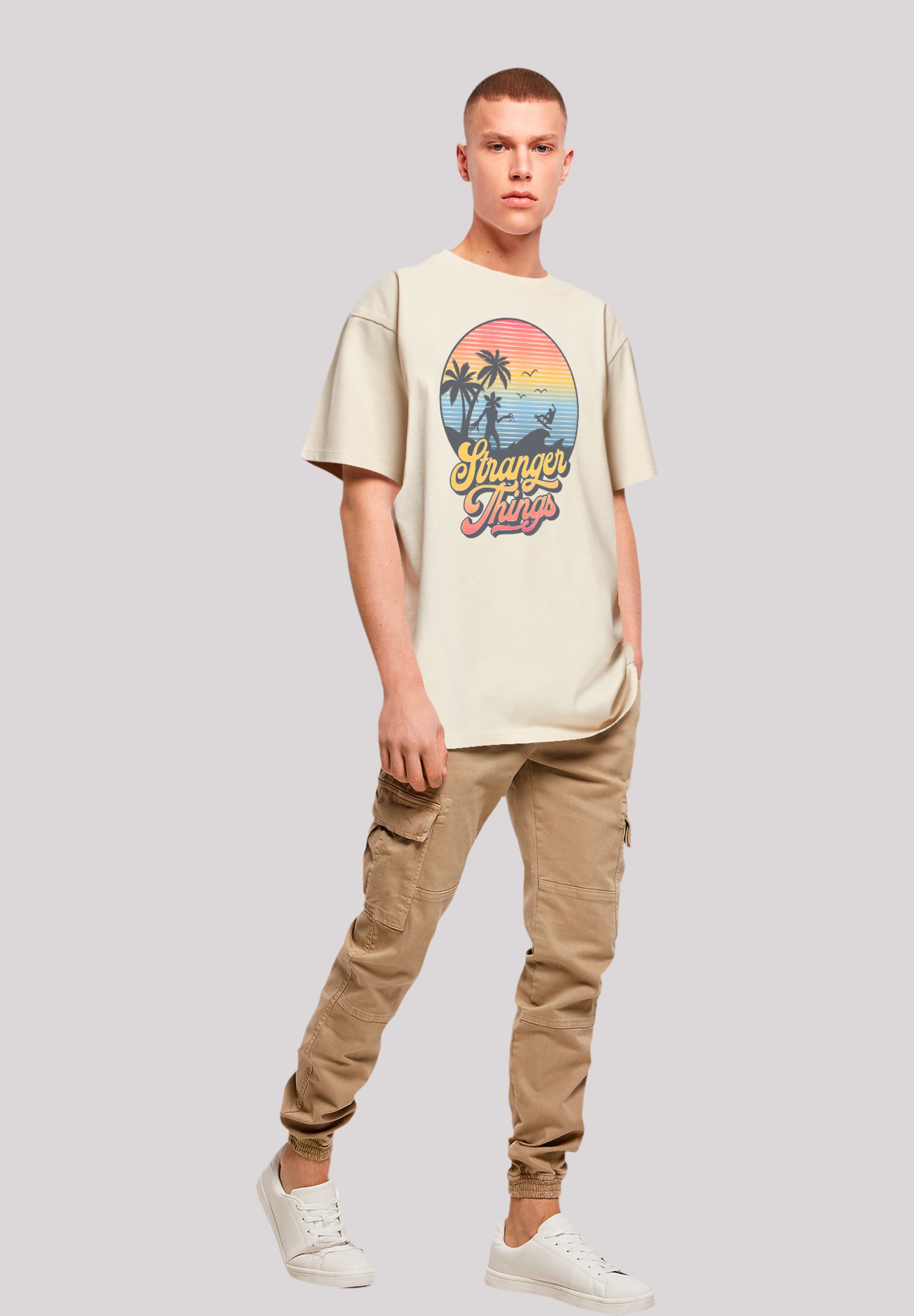 F4NT4STIC T-Shirt »Stranger Things LA Gradient«, Premium Qualität