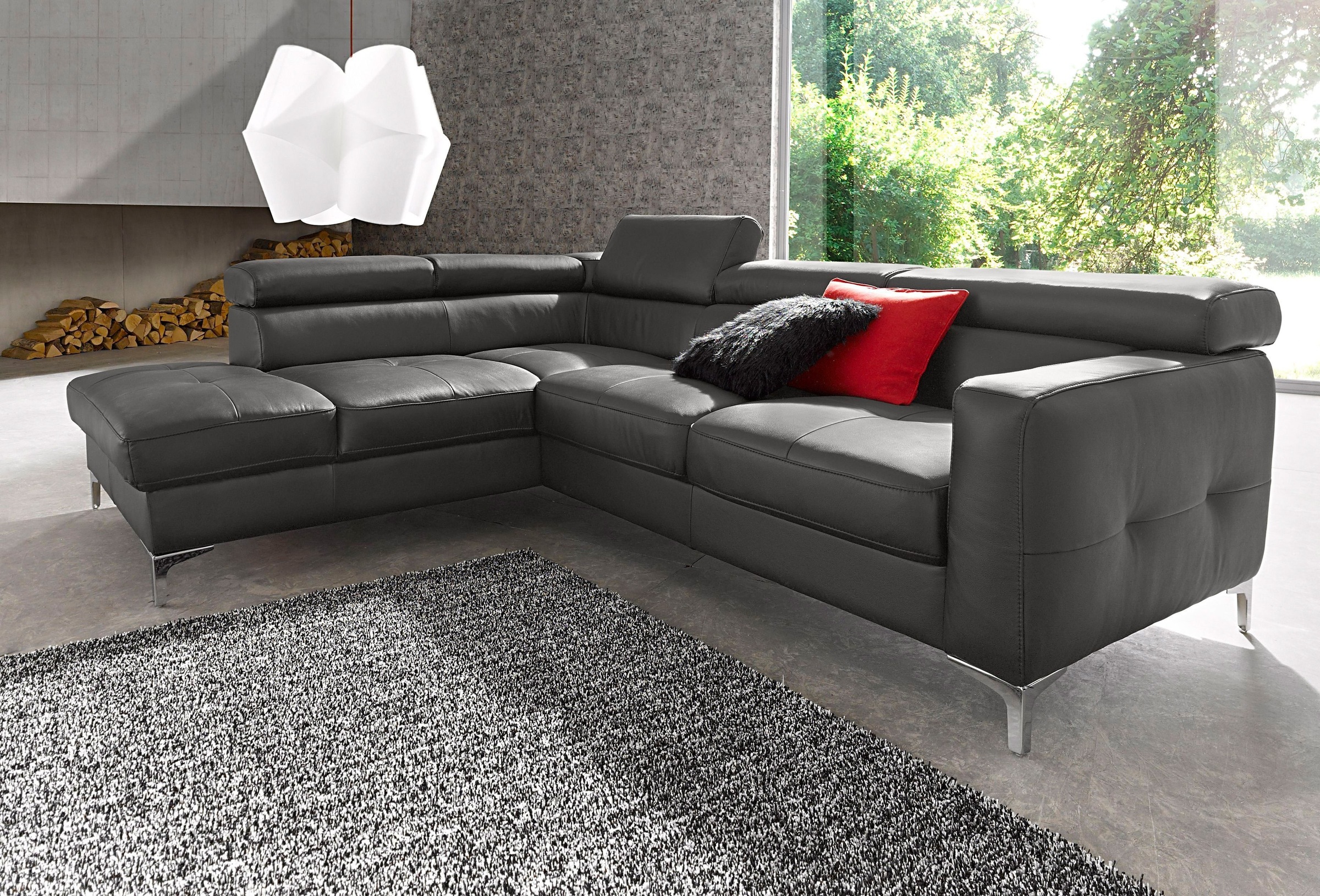 COTTA Polstergarnitur "Sammy L-Form", (Set), Set bestehend aus: Ecksofa mit günstig online kaufen
