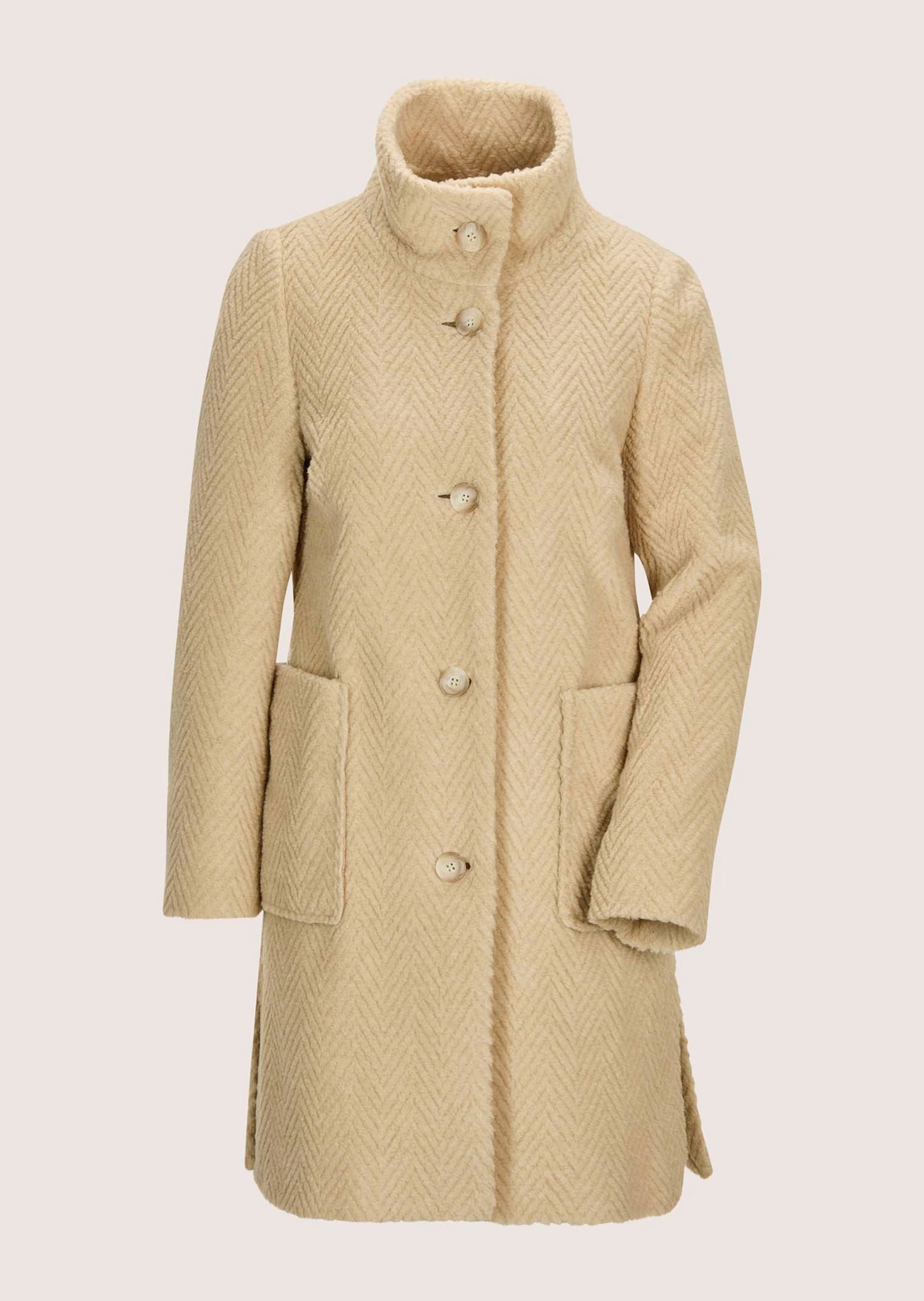 MADELEINE Langmantel "Mantel Leicht gefütterter Einreiher mit Vintage-Note" günstig online kaufen