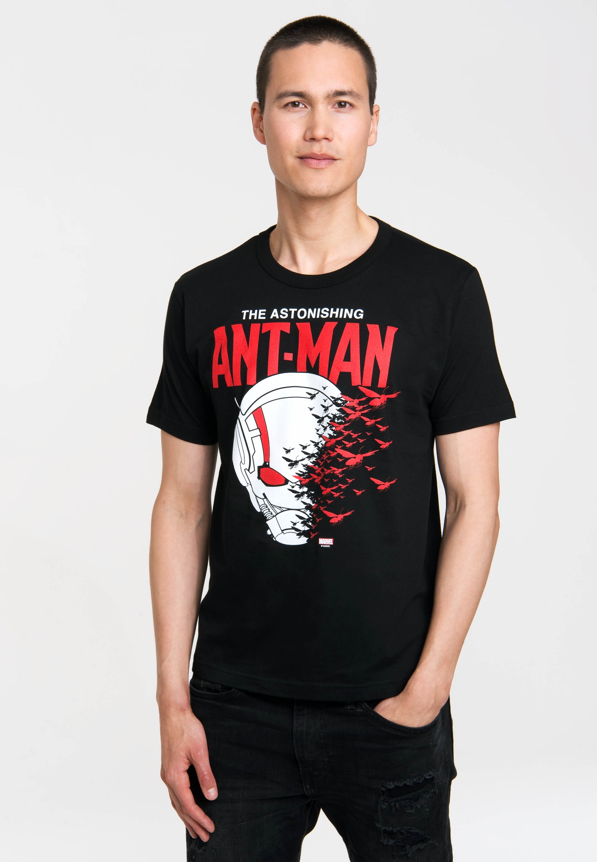 LOGOSHIRT T-Shirt »Ant-Man - Marvel Comics«, mit großem Print