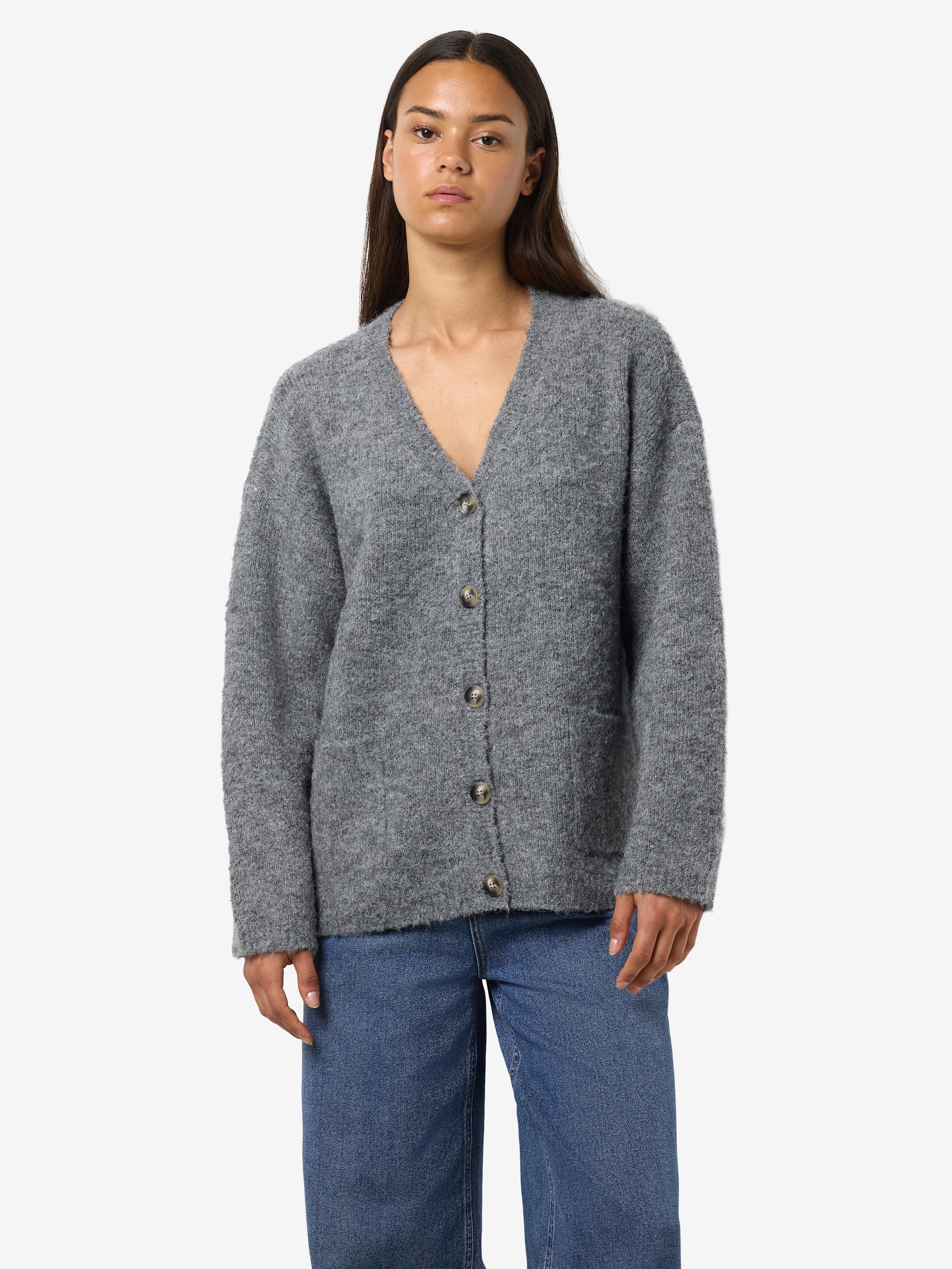 Noisy may Strickjacke "NMDOLLY L/S KNIT CARDIGAN FWD NOOS" günstig online kaufen