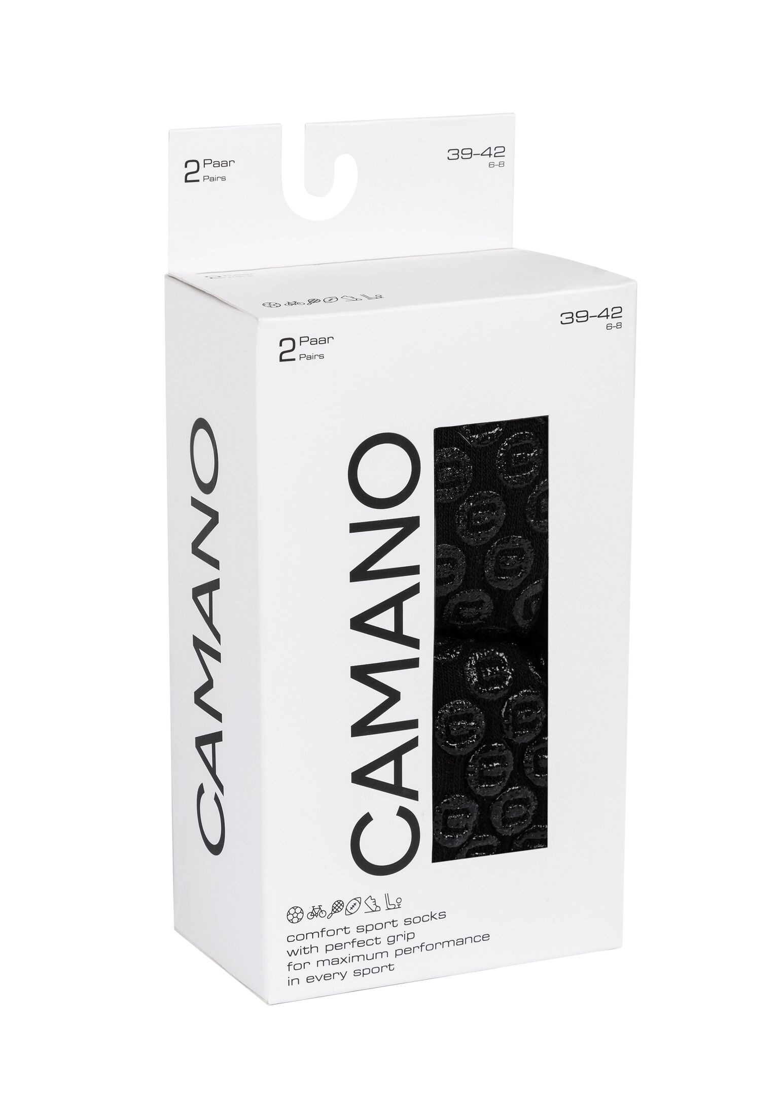 Camano Sportsocken "Sportsocken mit Grip Extrastark Anti Rutsch Fußballsock günstig online kaufen