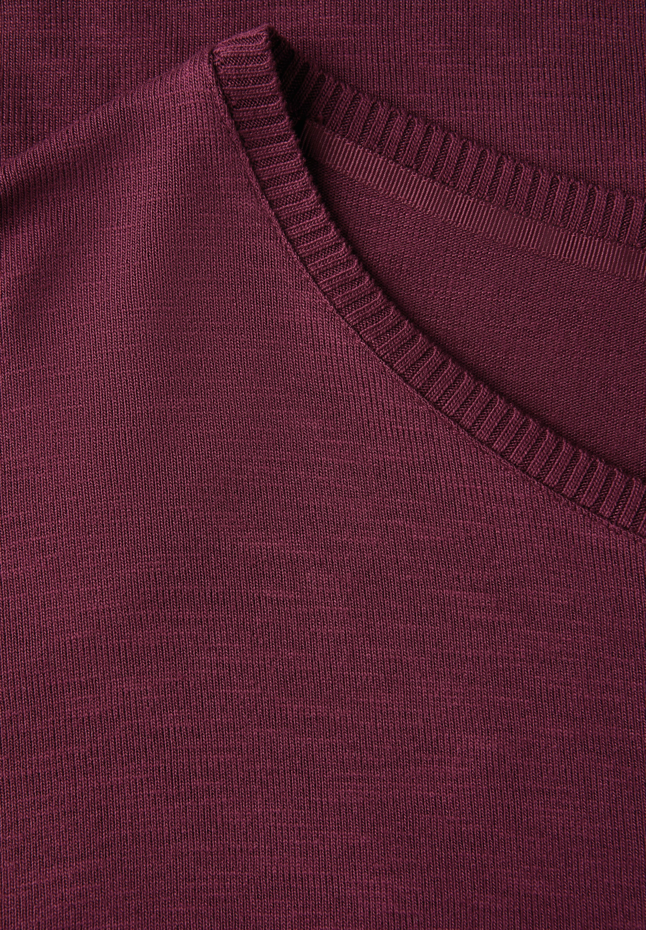 STREET ONE T-Shirt, mit Materialmix
