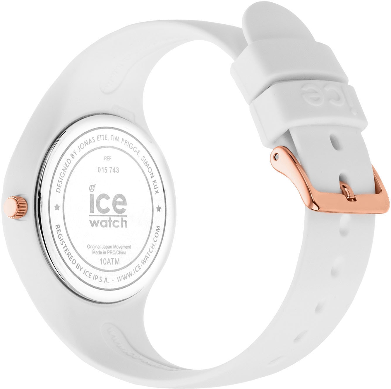 ice-watch Quarzuhr »ICE sunset - S37 - 3H«, Armbanduhr, Damenuhr, Silikonarmband, analog