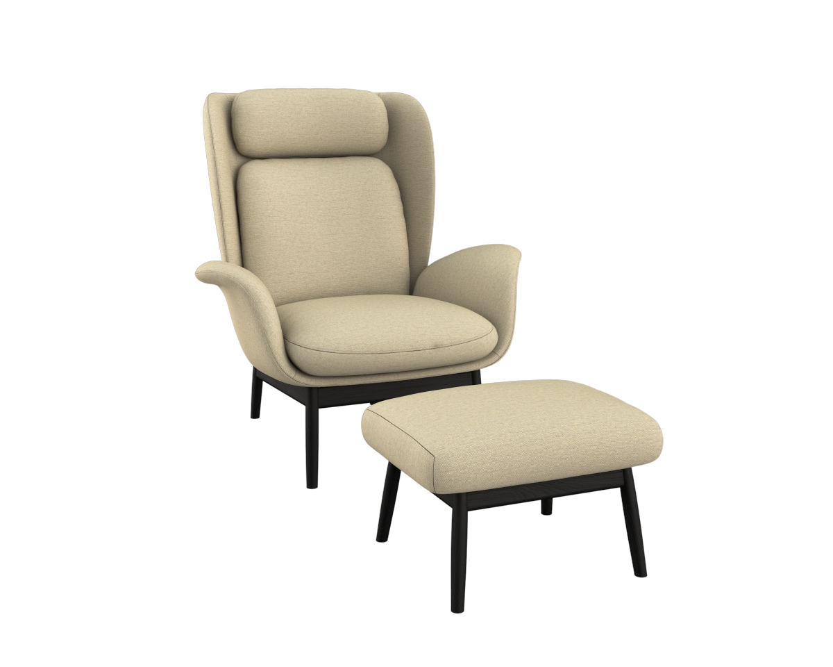 FLEXLUX Ohrensessel "Padova Scandic Design Sessel, erstklassiger Sitz- und günstig online kaufen