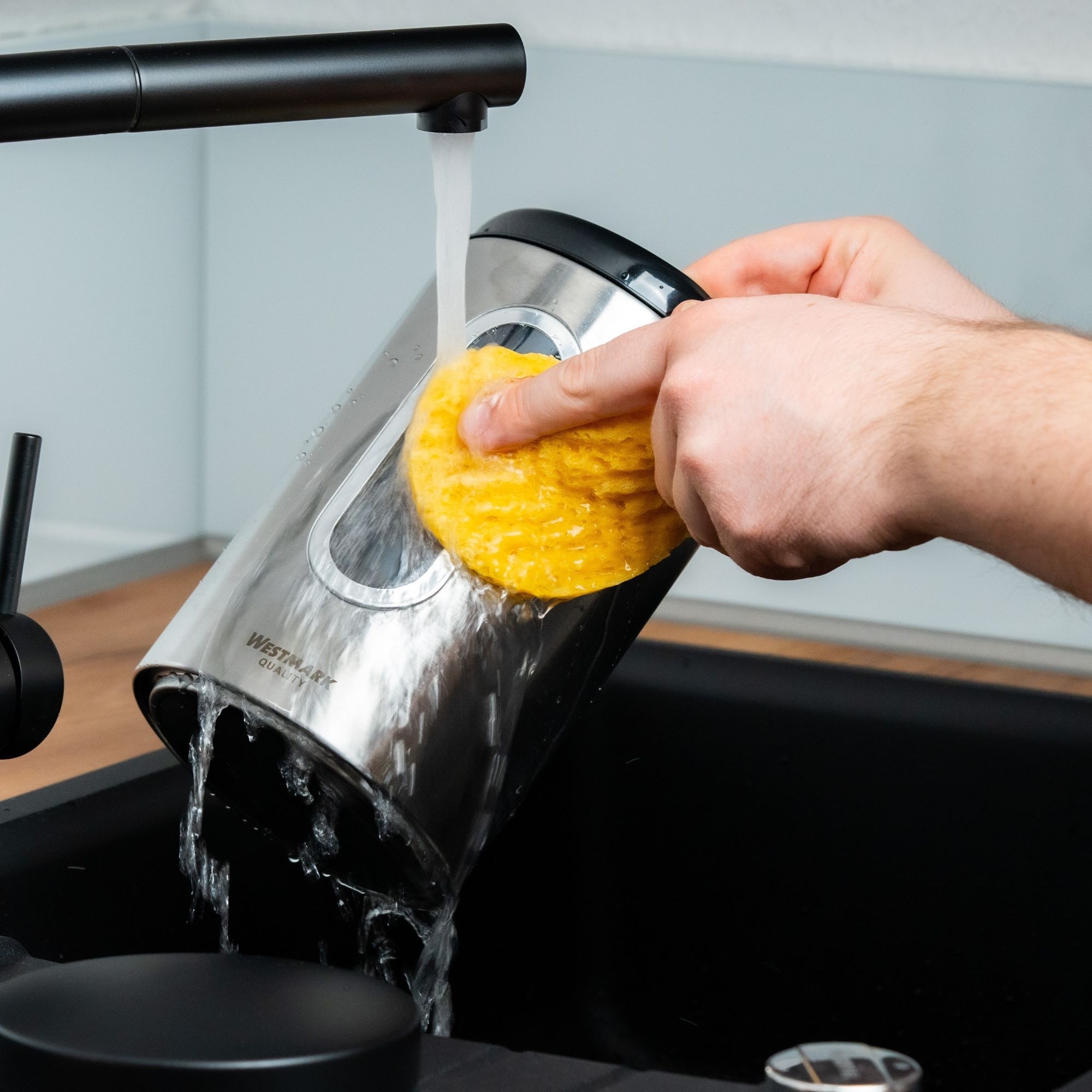 WESTMARK Vorratsdose »Vorratsdose mit Fenster 2300 ml«, (1 tlg.), Edelstahl Vorratsbehälter für Kaffee, Mehl, Zucker etc.