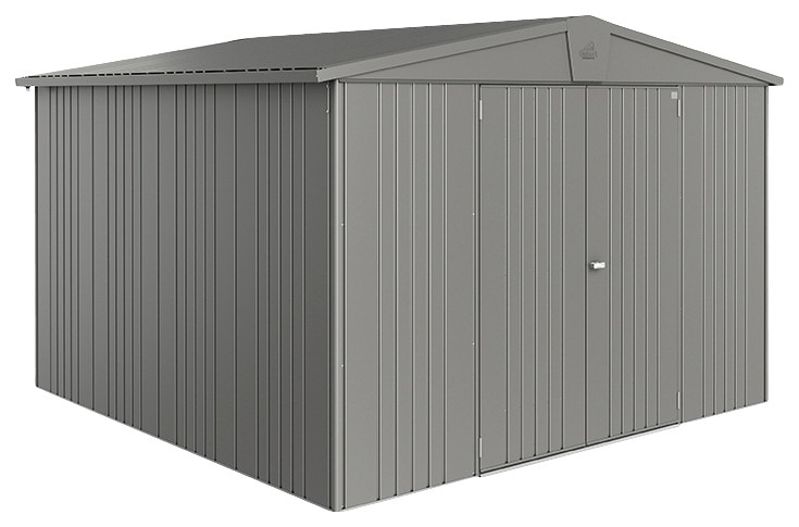 Biohort Gerätehaus »Europa Gr. 7 in quarzgrau-metallic«, aus Metall