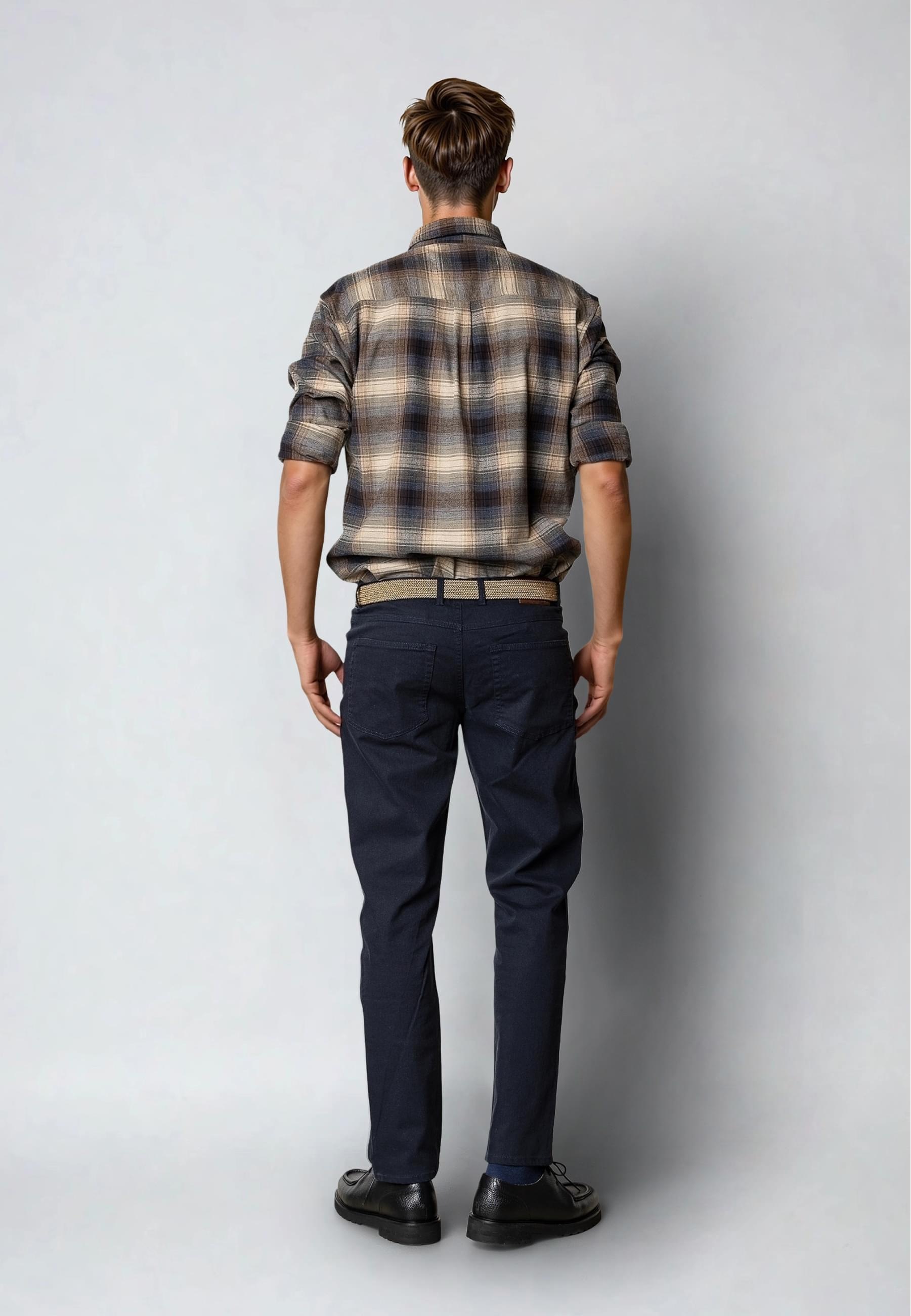 Clean Cut Copenhagen Langarm-Poloshirt »Clean Cut Copenhagen Dylan Checked Flannel Shirt«, 1 Stk.
