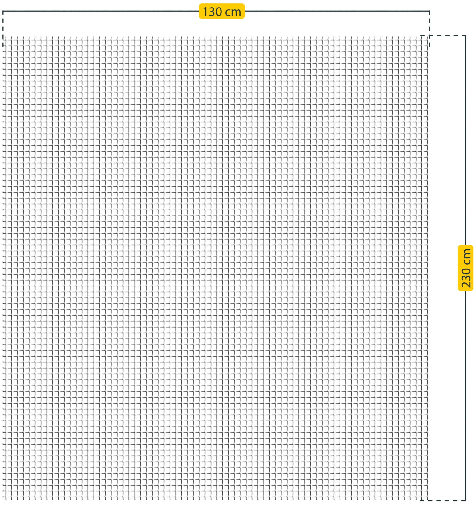 SCHELLENBERG Fliegengitter-Gewebe »50280«, Insektenschutz ohne bohren, 130 x 230 cm, weiß, 50280