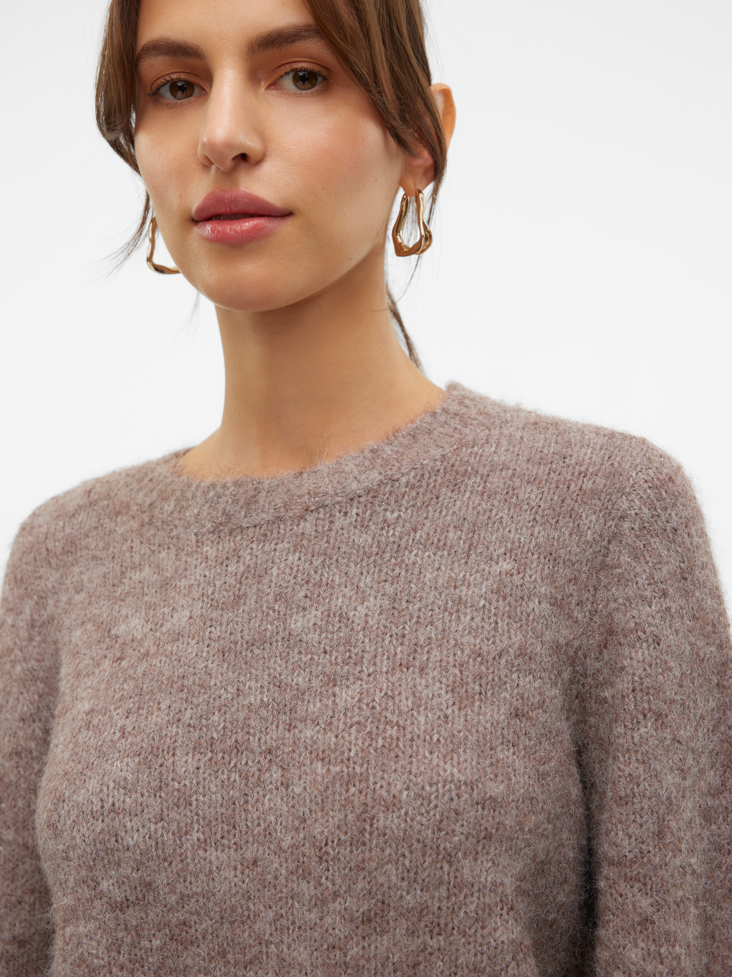 Vero Moda Strickpullover »VMNOVAH LS O-NECK PULLOVER GA NOOS«