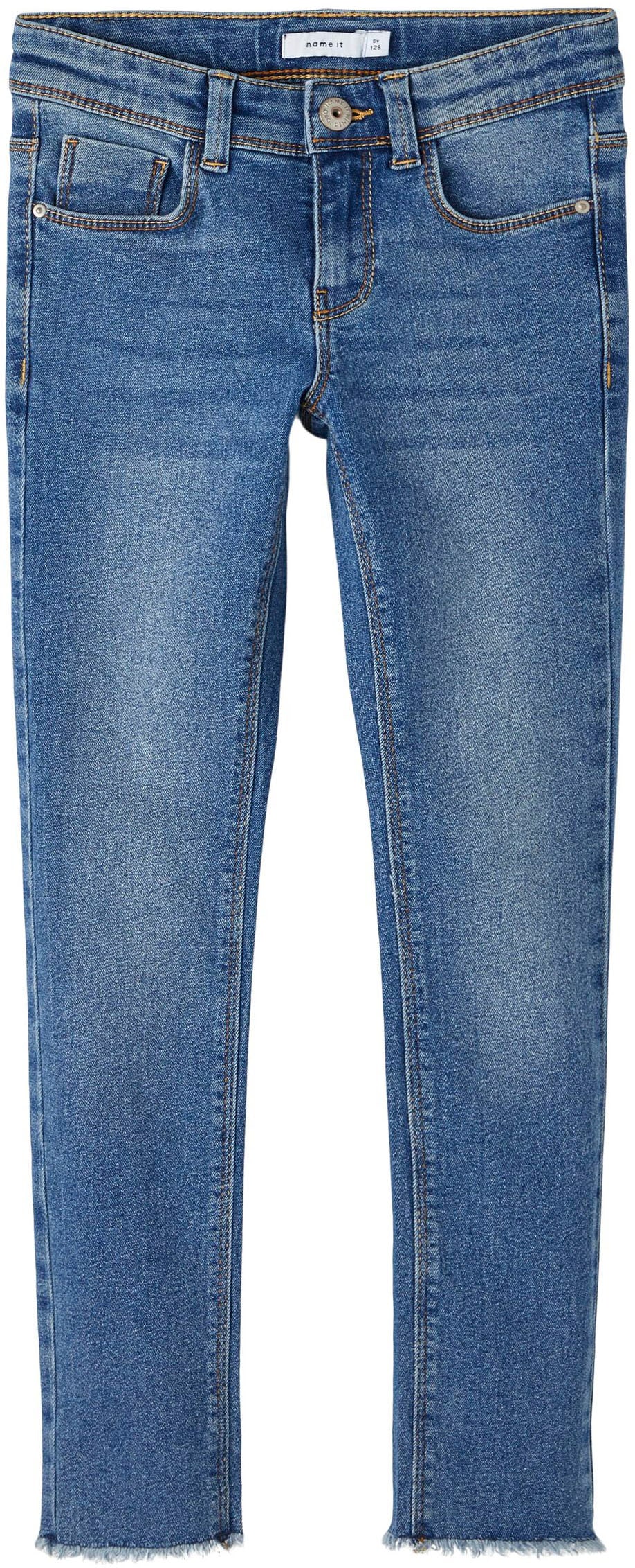 NOOS«, Name »NKFPOLLY 1191-IO Skinny-fit-Jeans BAUR SKINNY bestellen Used-Optik JEANS | It