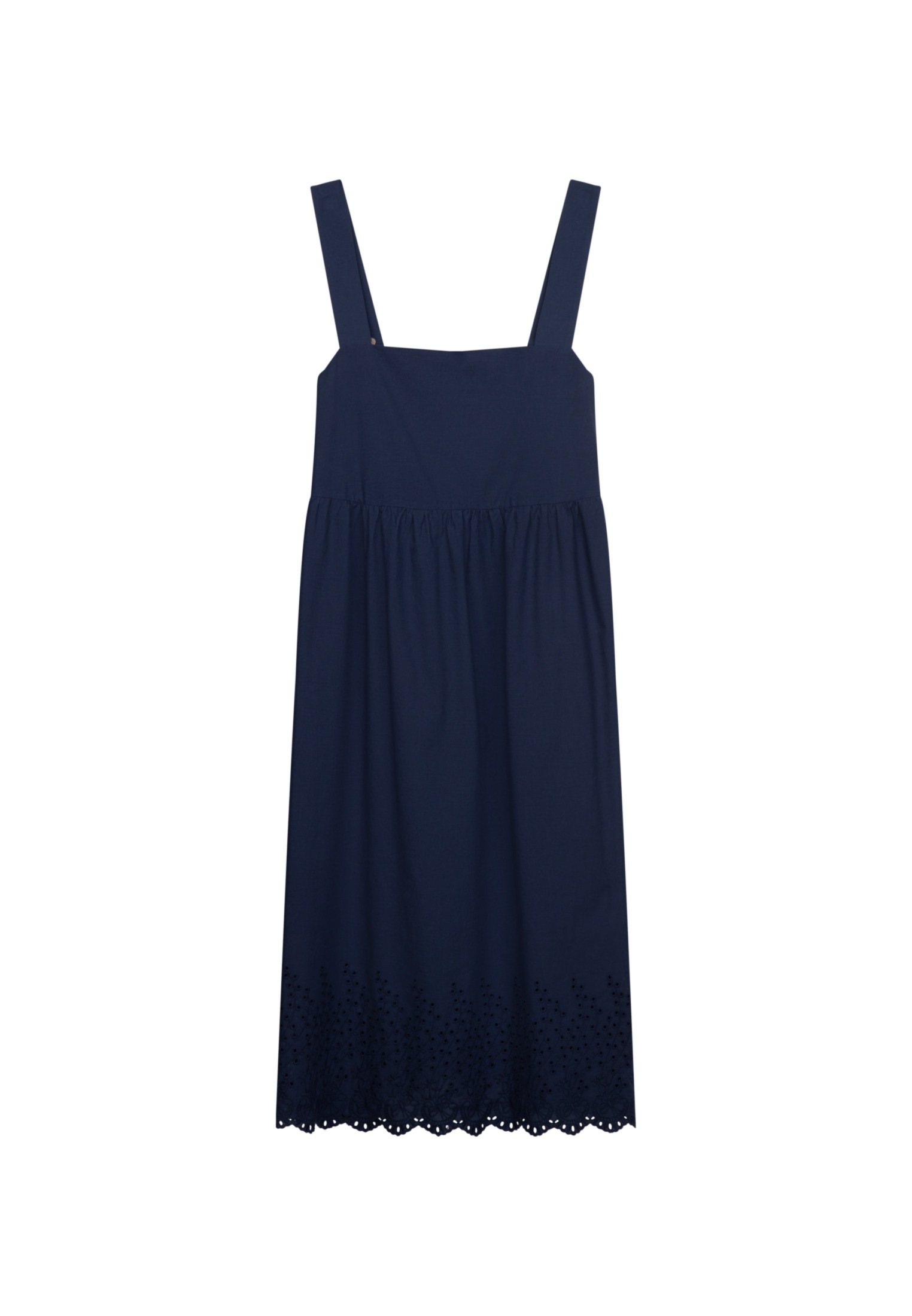seidensticker Sommerkleid »Schwarze Rose«, Ohne Arm Karree Stickerei