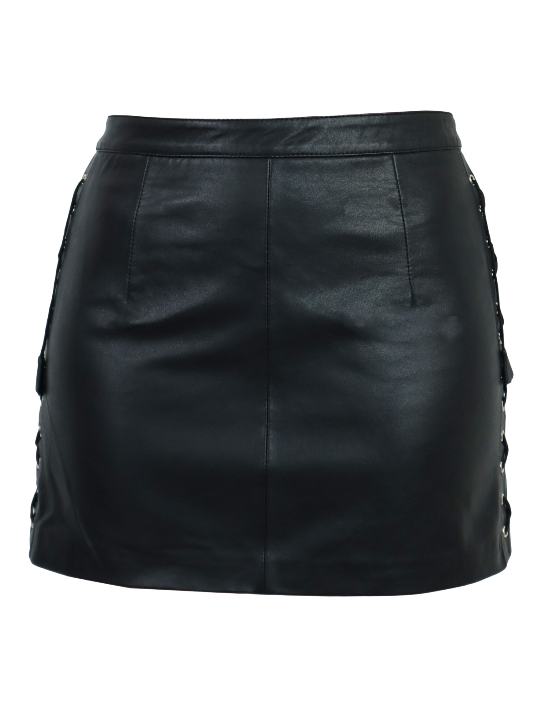 RICANO Minirock "Lederrock RK-05 Skirt" Handgefertigt aus echtem Leder