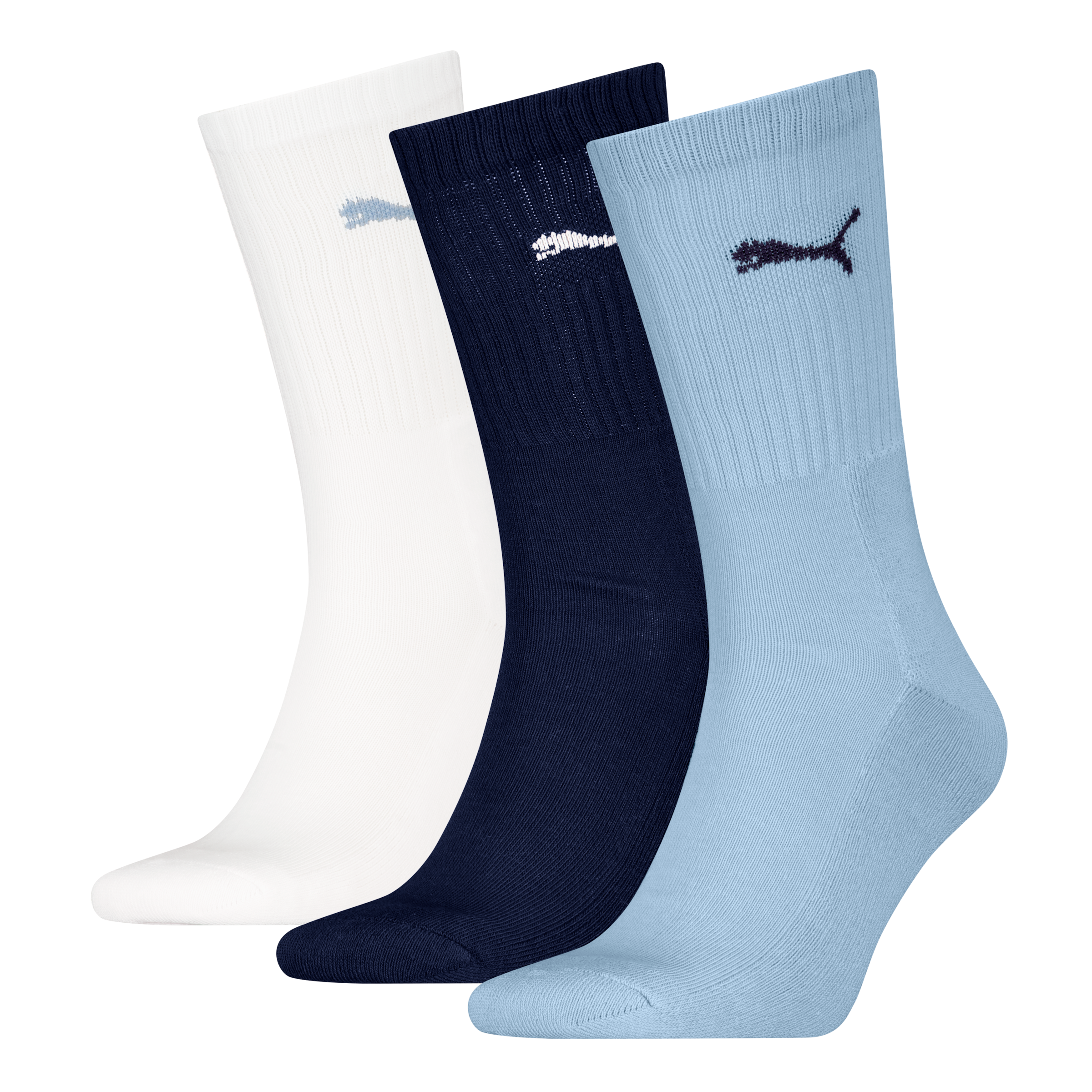 PUMA Socken "PUMA UNISEX CREW SOCK 3P", (3 Paar), mit farblichem Logo günstig online kaufen