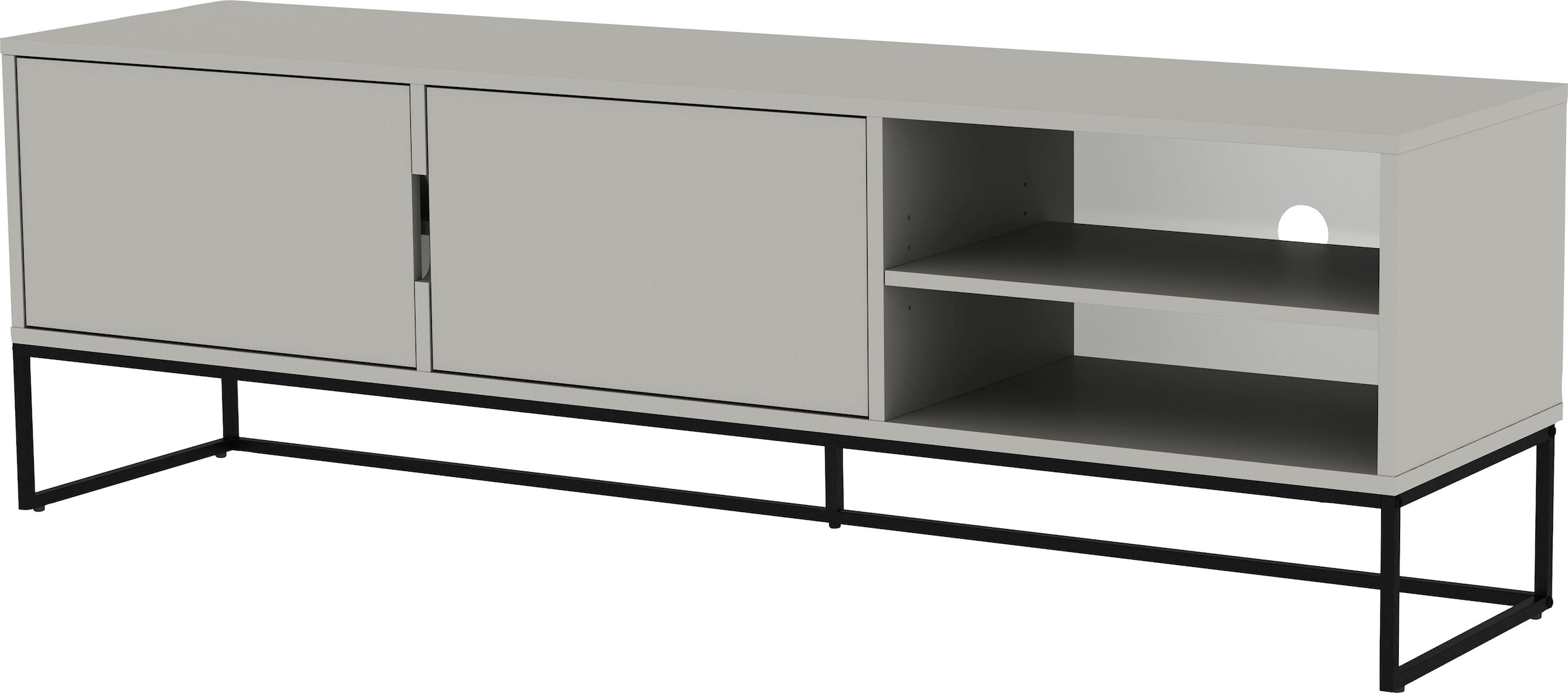 Lowboard »LIPP«, mit 2 Türen und 2 offenen Fächern, Design von Tenzo Design studio