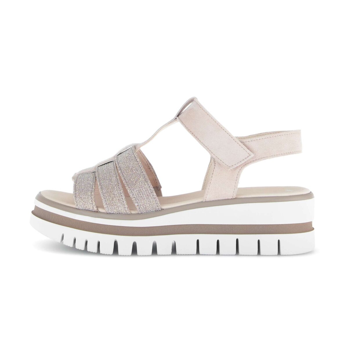 Gabor Plateausandaletten »Plateau Sandale Materialmix Leder/Lederimitat«