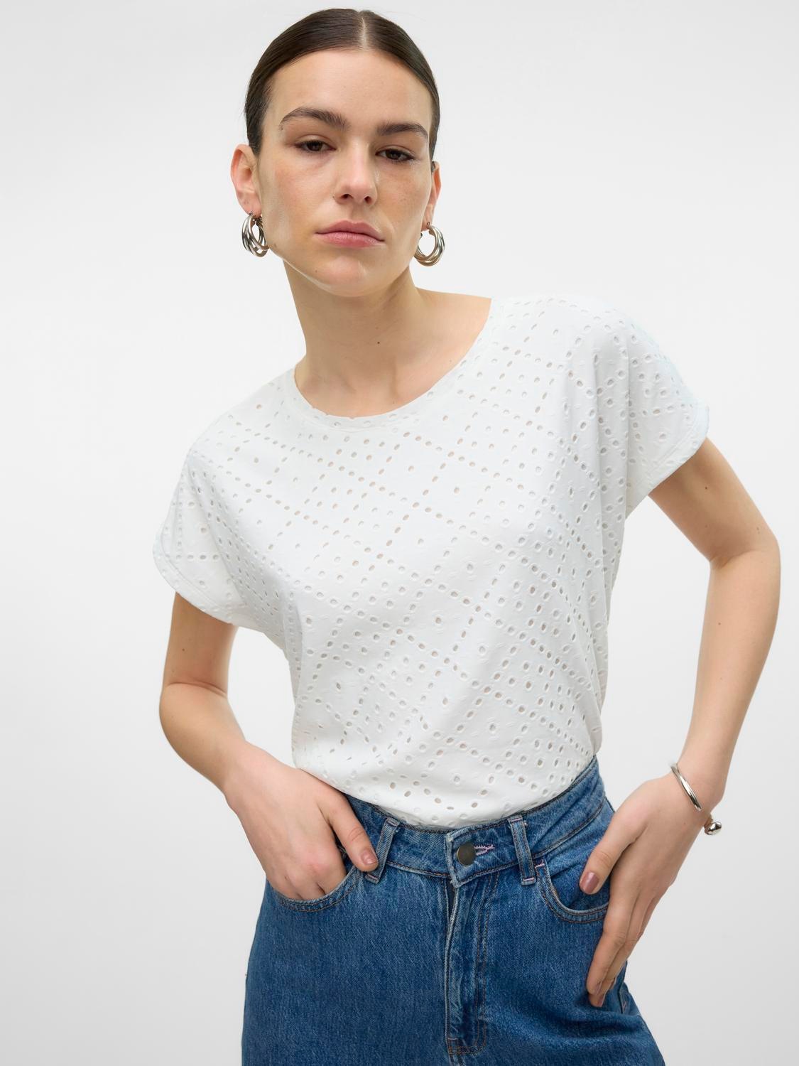 Vero Moda Kurzarmshirt "VMTASSA SS TOP JRS GA" günstig online kaufen