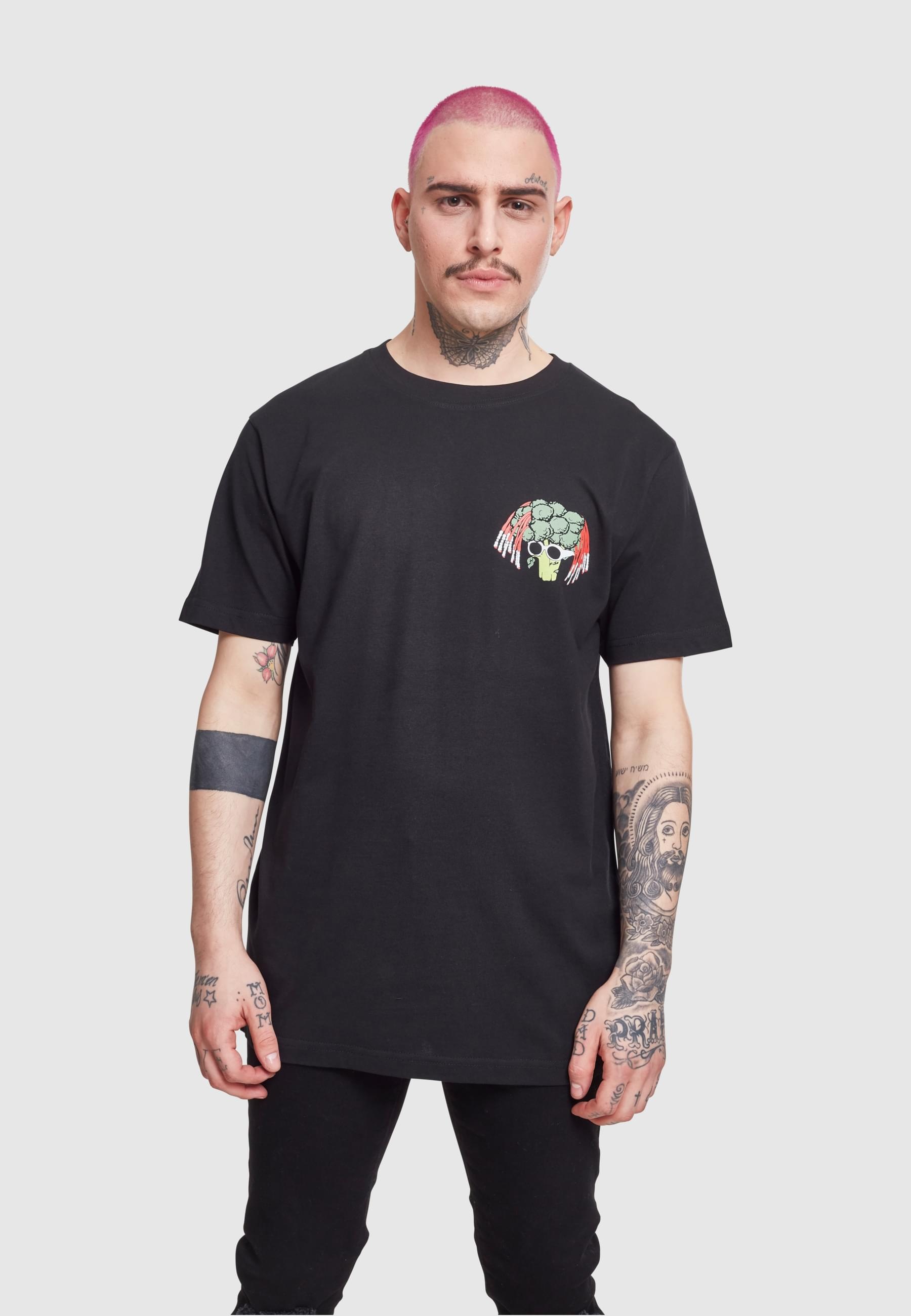 MisterTee T-Shirt »MisterTee Herren Broccoli Tee«, (1 tlg.)