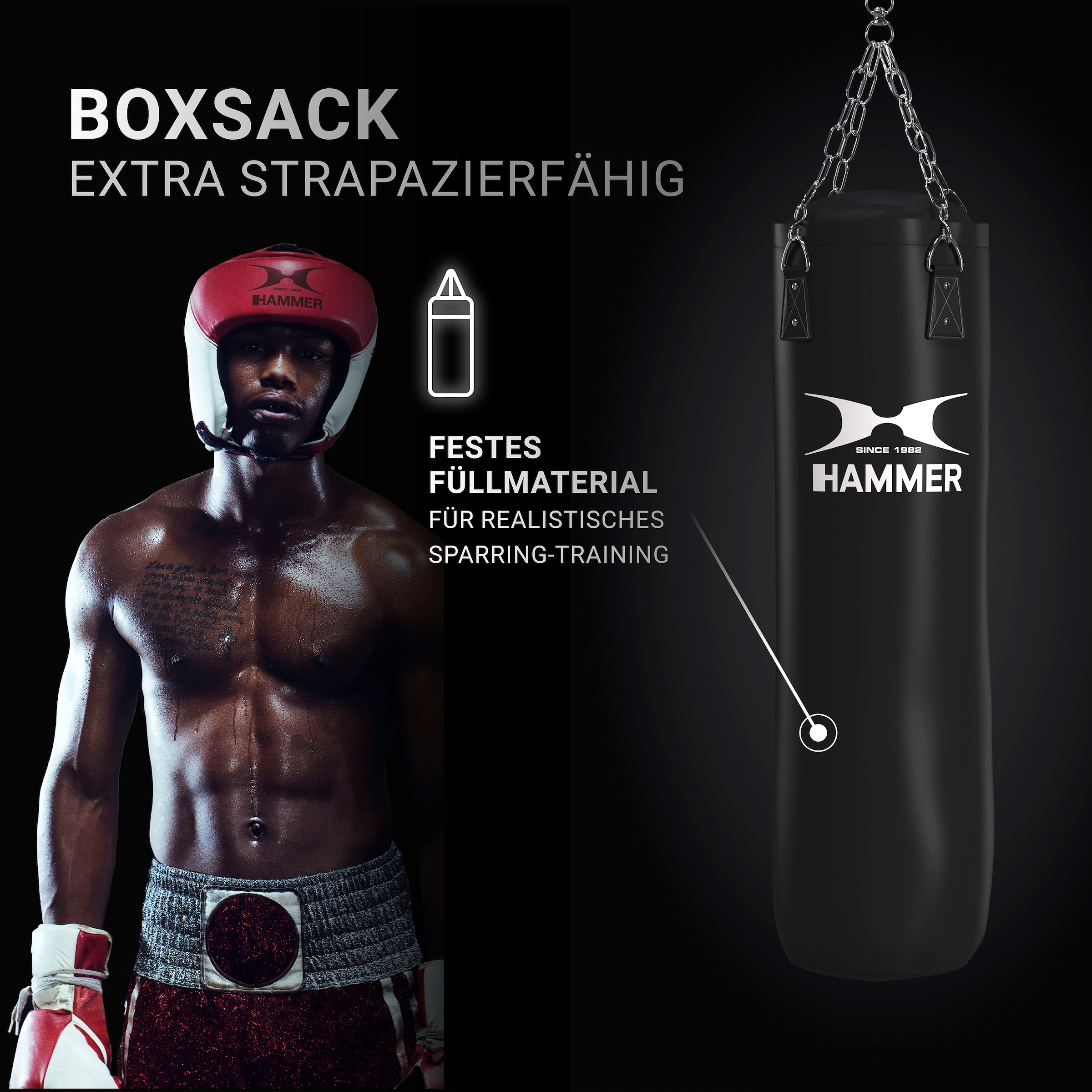 Hammer Boxsack »Black Kick« auf Raten | BAUR