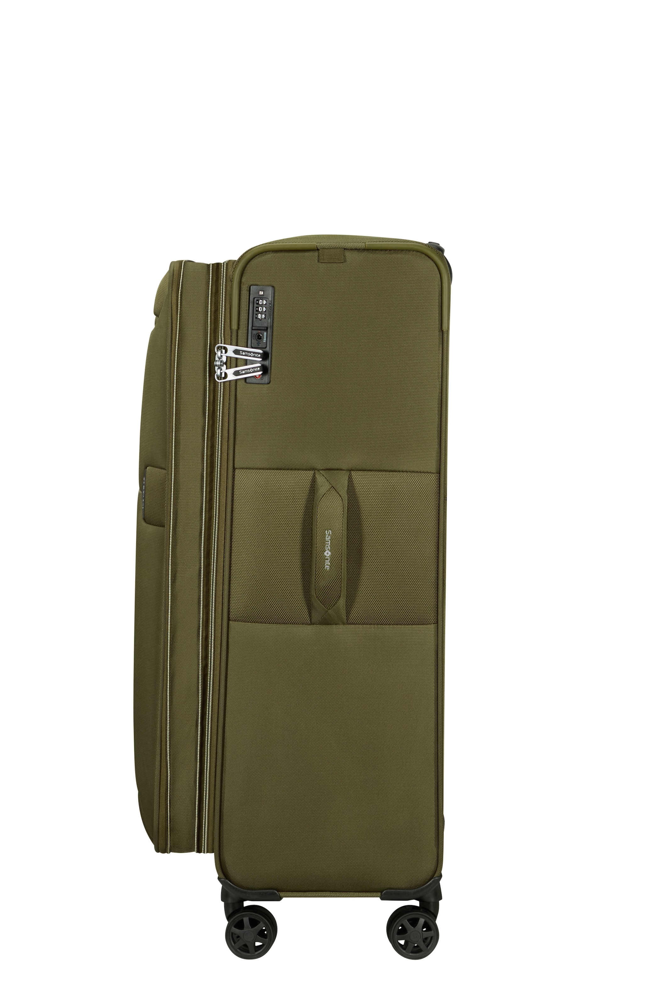 Samsonite Weichgepäck-Trolley »URBIFY, verschiedene Größen« 107 l 4 Rollen aus Recycle-Polyester, mit Kreuzspanngurt, mit Fronttasche