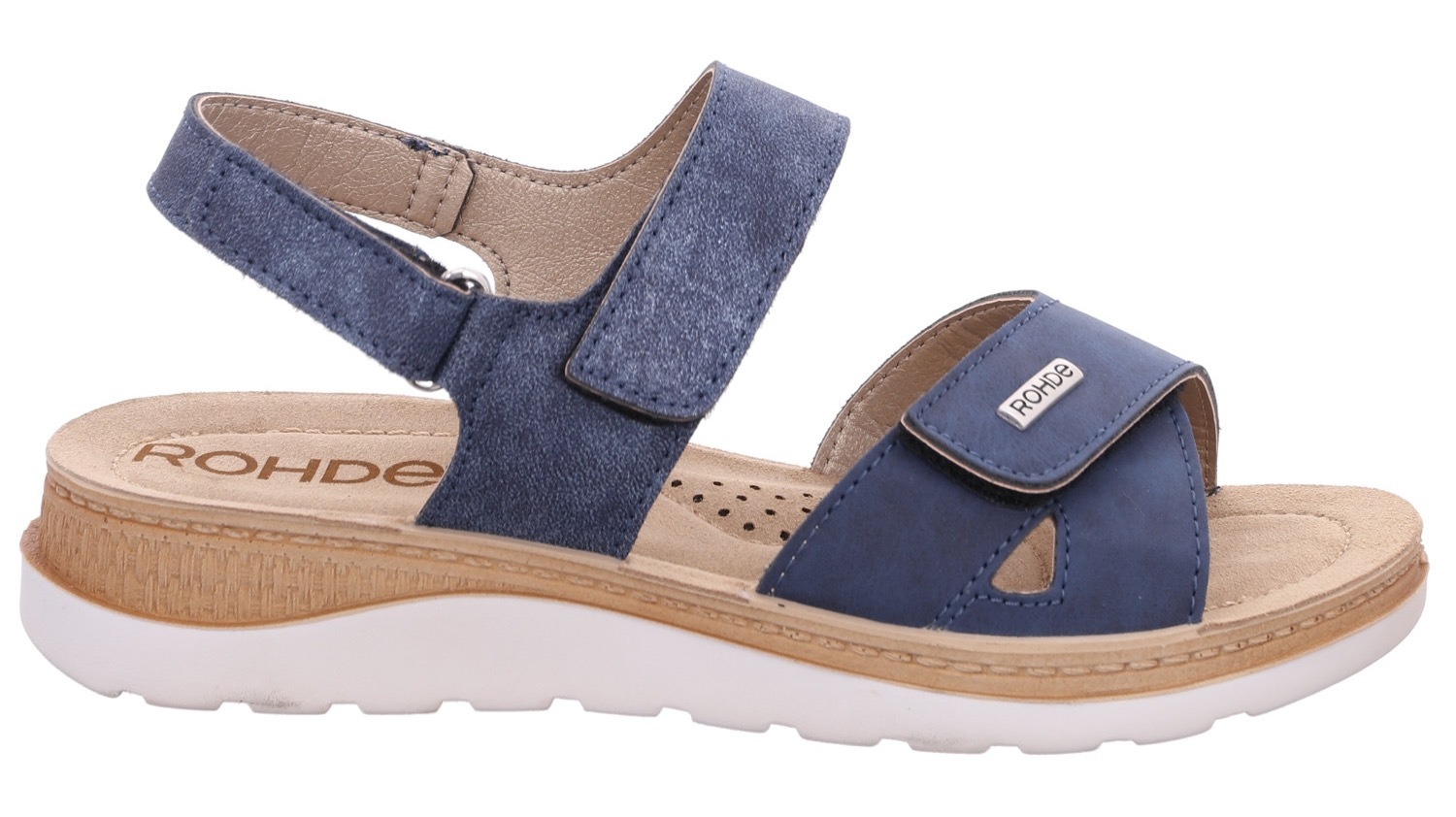 Rohde Riemchensandale "BAVIERA", Sommerschuh, Klettschuh, Keilabsatz, Sanda günstig online kaufen