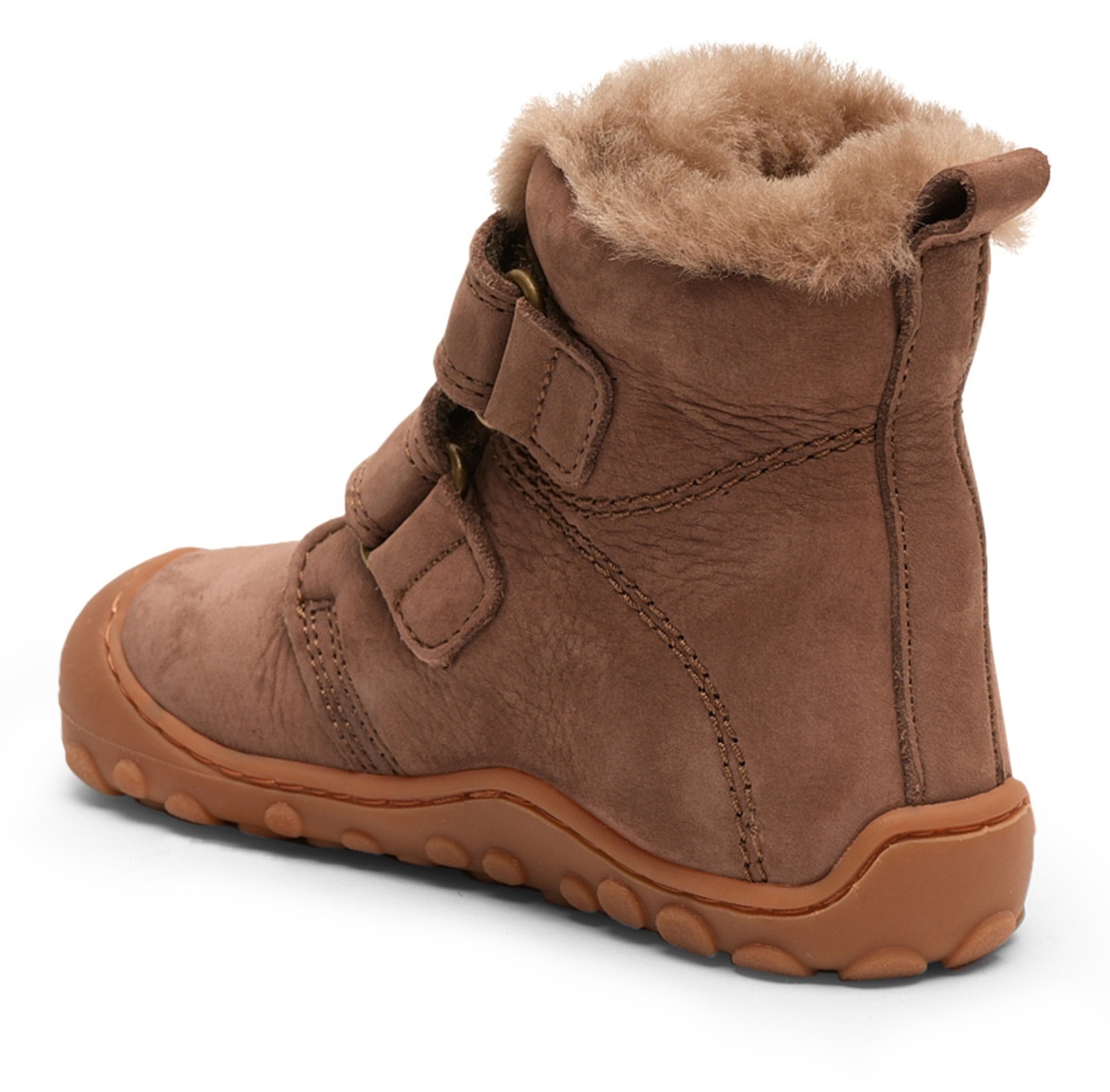 Bisgaard Winterboots »luke lamb«, Barfußschuh, Klettstiefel, Winterschuh mit großzügigem Fußbereich