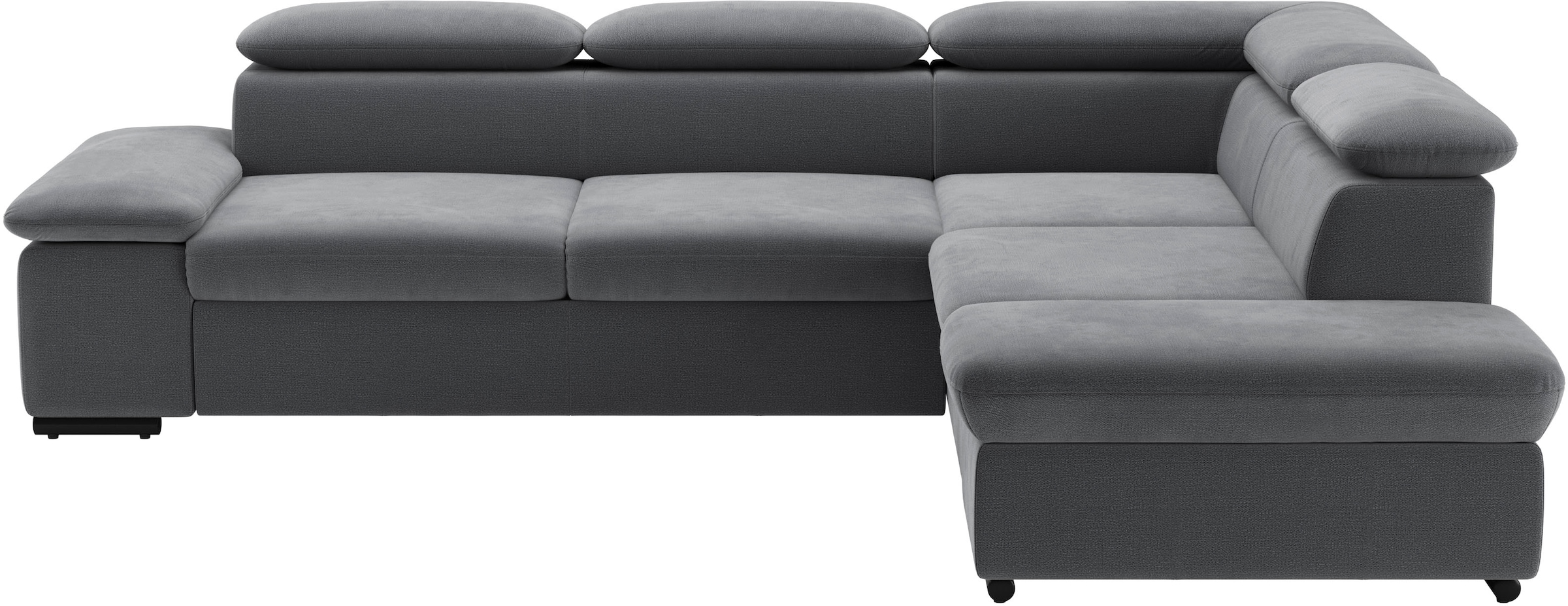 sit&more Ecksofa "Alcudia L-Form, B: 272 cm, Arm- und Kopfteilverstellung, Eckcouch" mit Schlaffunktion, Komfortsitz