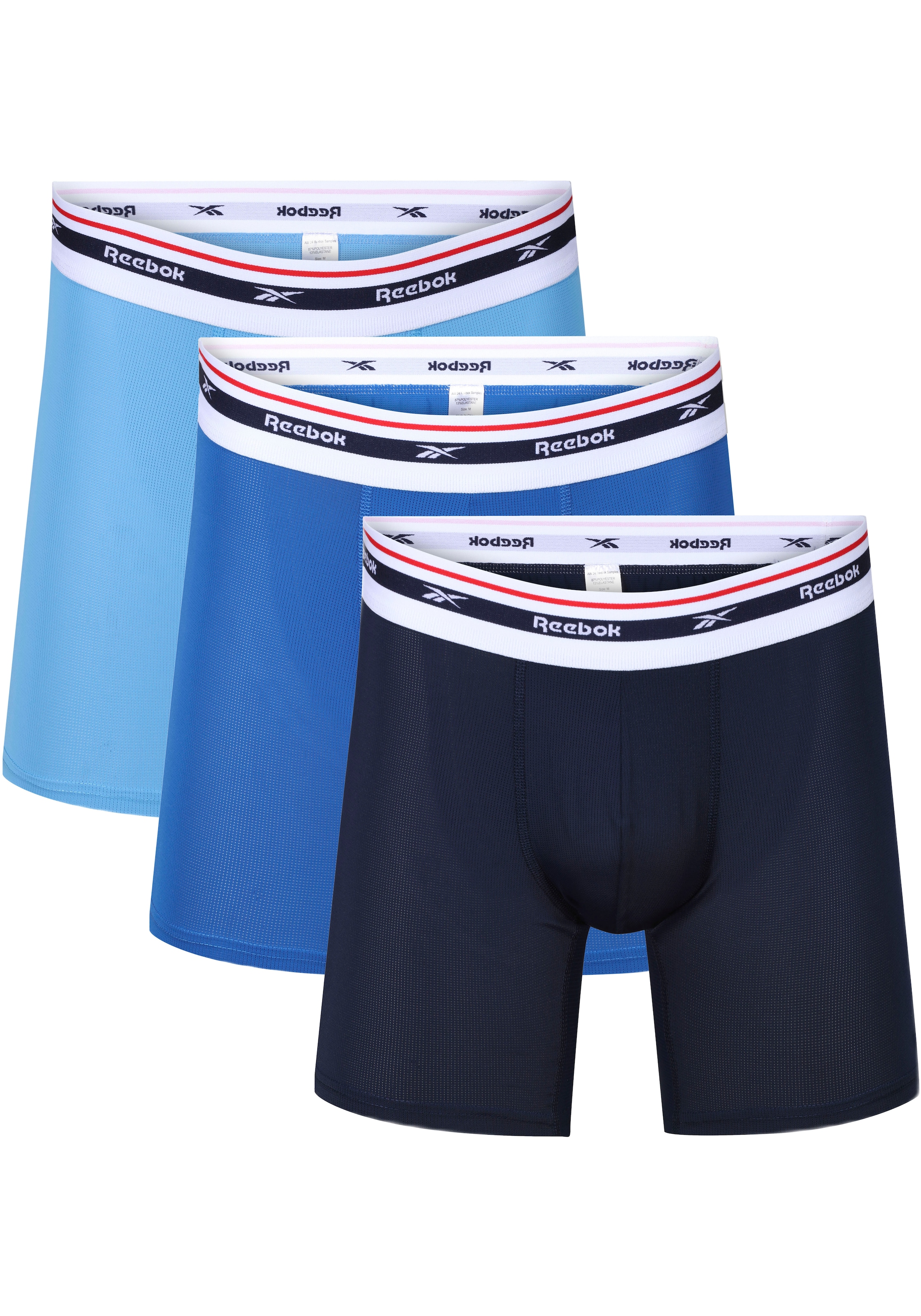 Reebok Boxer "FINLO" 3er Pack, basic, bequem, weich, mit Logo, breiter Bund günstig online kaufen