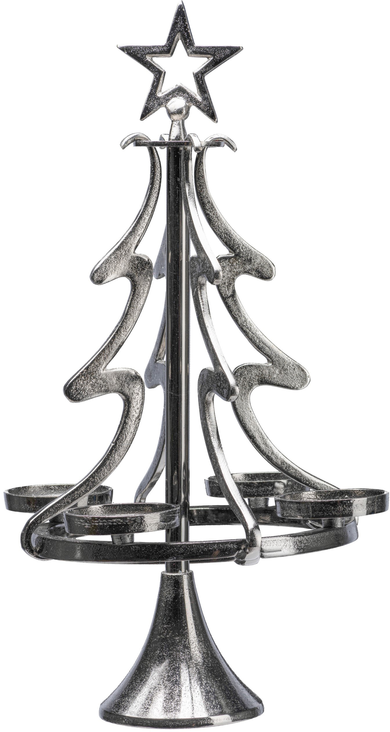 my home Adventsleuchter »Tannenbaum, Aluminium, cm Höhe kaufen aus 55 Kerzenständer (1 St.), Weihnachtsdeko«, | BAUR