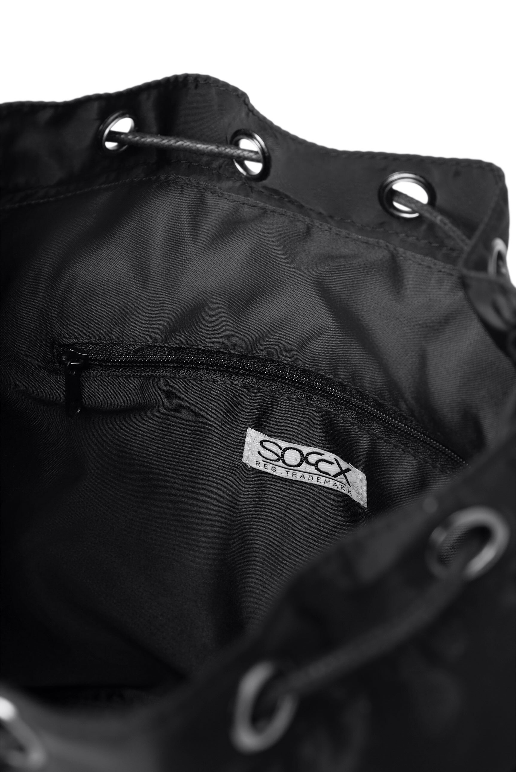 SOCCX Beuteltasche, mit vielen Innenfächern