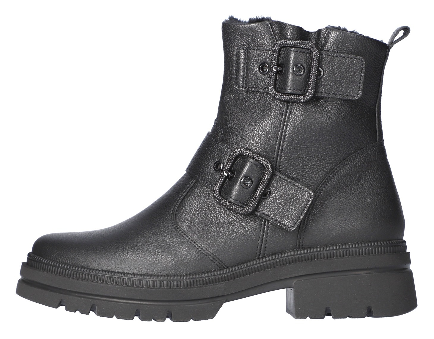 Waldläufer Stiefelette »H-Amara«  Boots mit Schnallen am Schaft, Komfortweite H = sehr weit