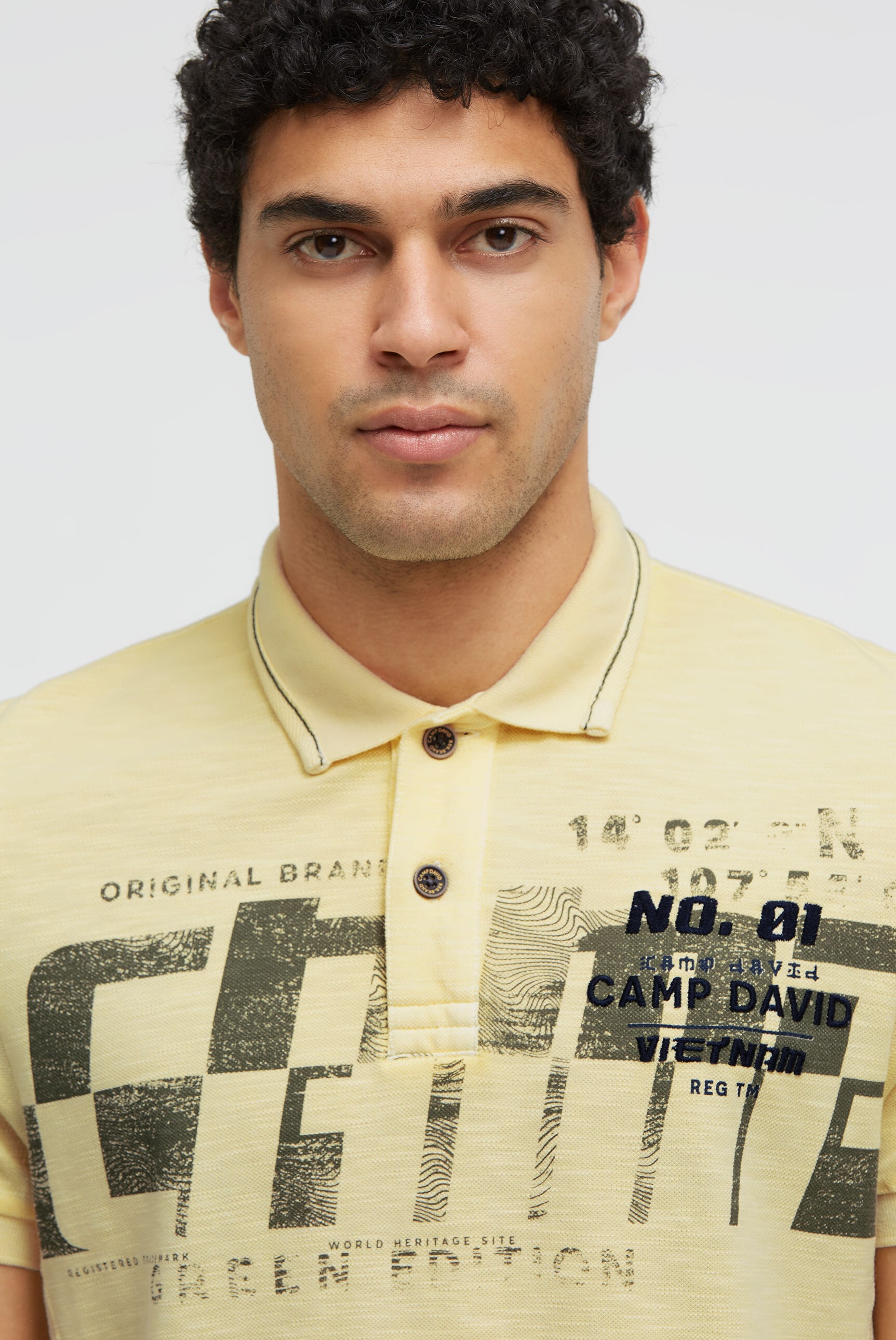CAMP DAVID Poloshirt aus Baumwolle