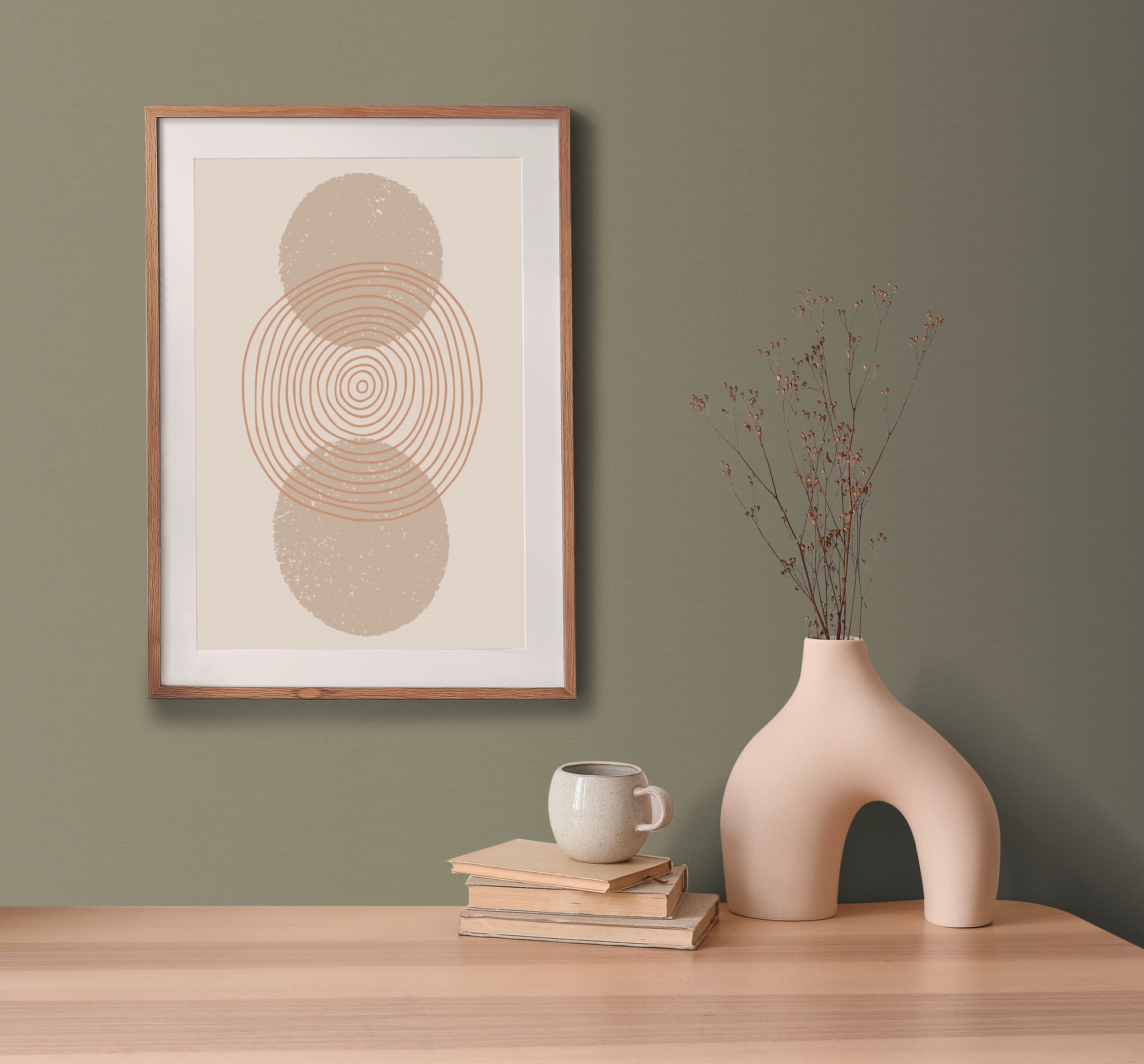 living walls Vliestapete »Botanik-Tapete Bunt Dschungel-Mustertapete« matt glatt