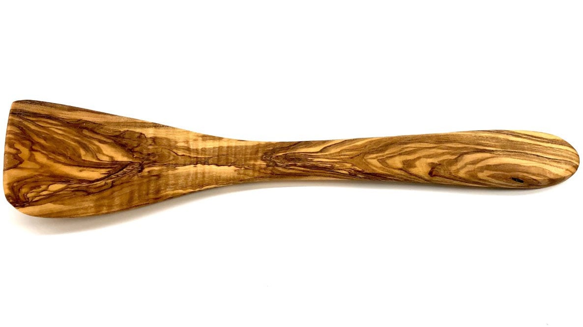 Olivenholz-erleben Kochbesteck-Set »aus naturbelassenem Olivenholz«, (Set, 4 tlg., Kochlöffel, Pfannenwender, 2tlg. Salatbesteck), Schonend zu Pfannen & Töpfen, nachhaltig, geschmacksneutral