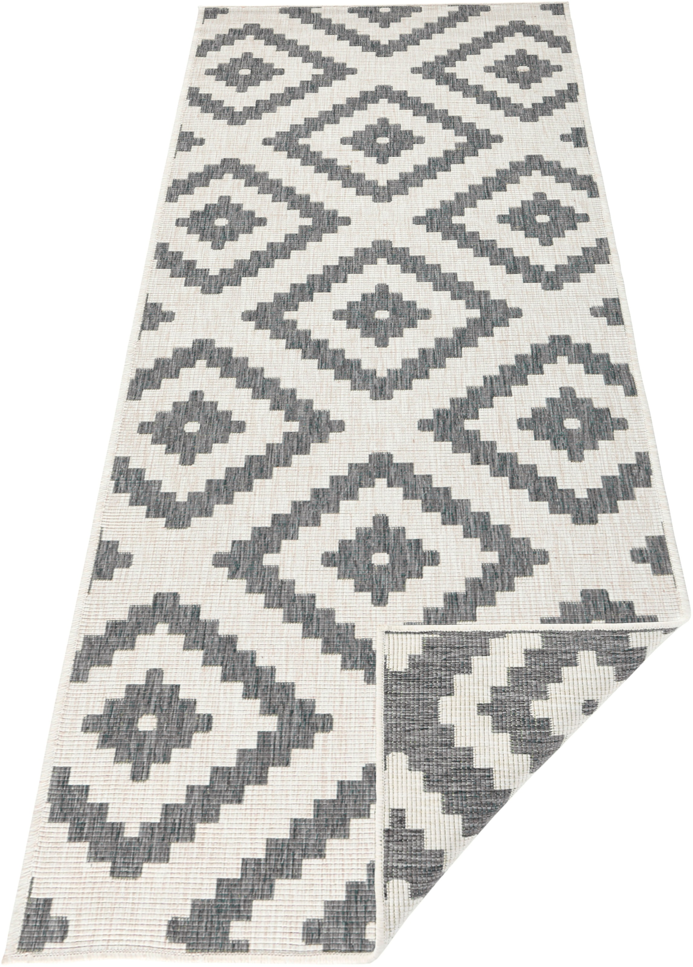 HANSE Home Teppich "Malta Wendeteppich" rechteckig 5 mm Höhe In-& Outdoor, günstig online kaufen