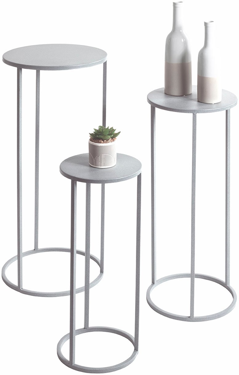 HAKU Blumentisch »3er Set Blumensäulen« Set, 3er Set, 3 Stk. tlg. auch für den geschützten Außenbereich geeignet