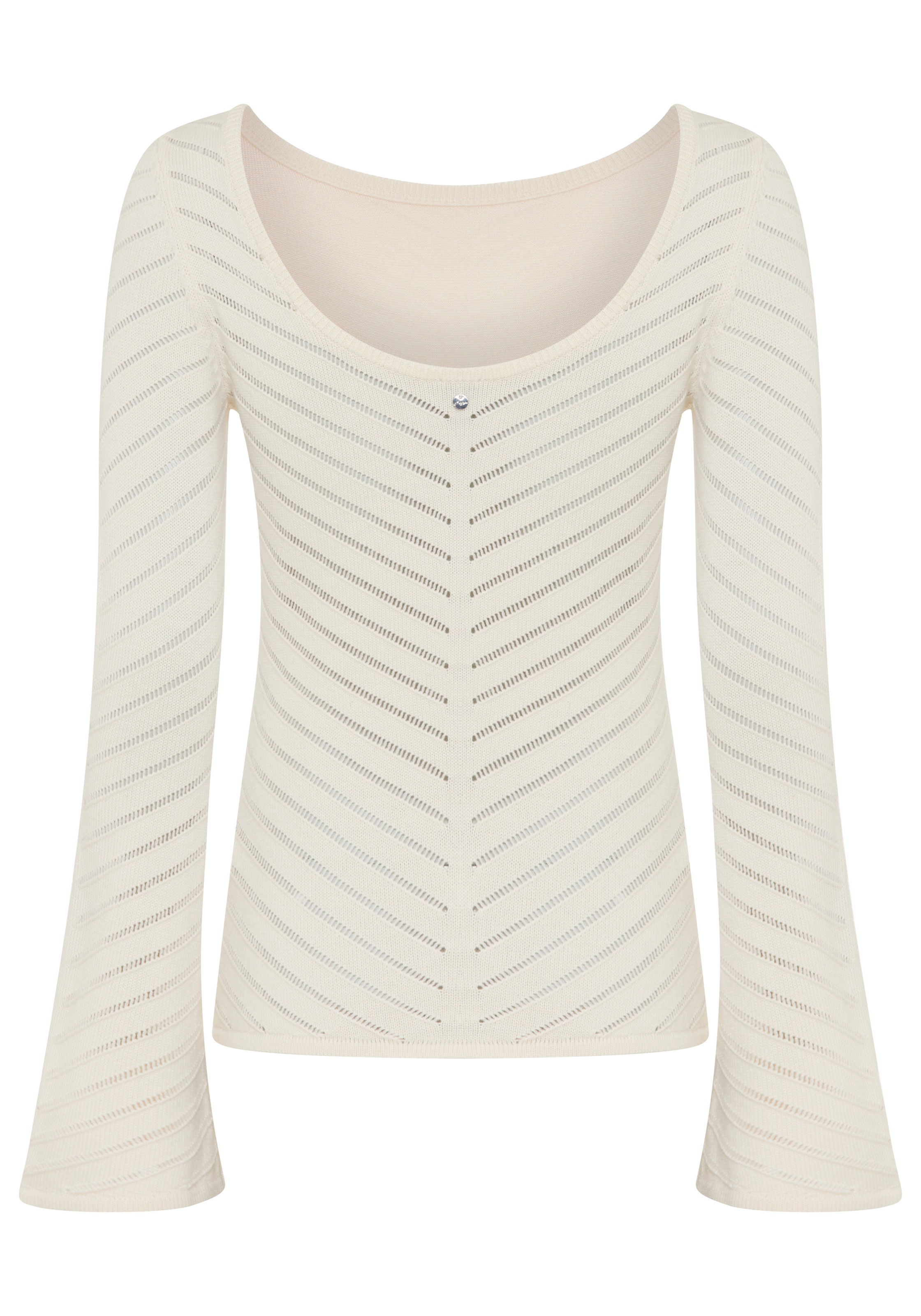 BOSS ORANGE Strickpullover "Falonina Premium Damenmode" mit feinem Lochstri günstig online kaufen