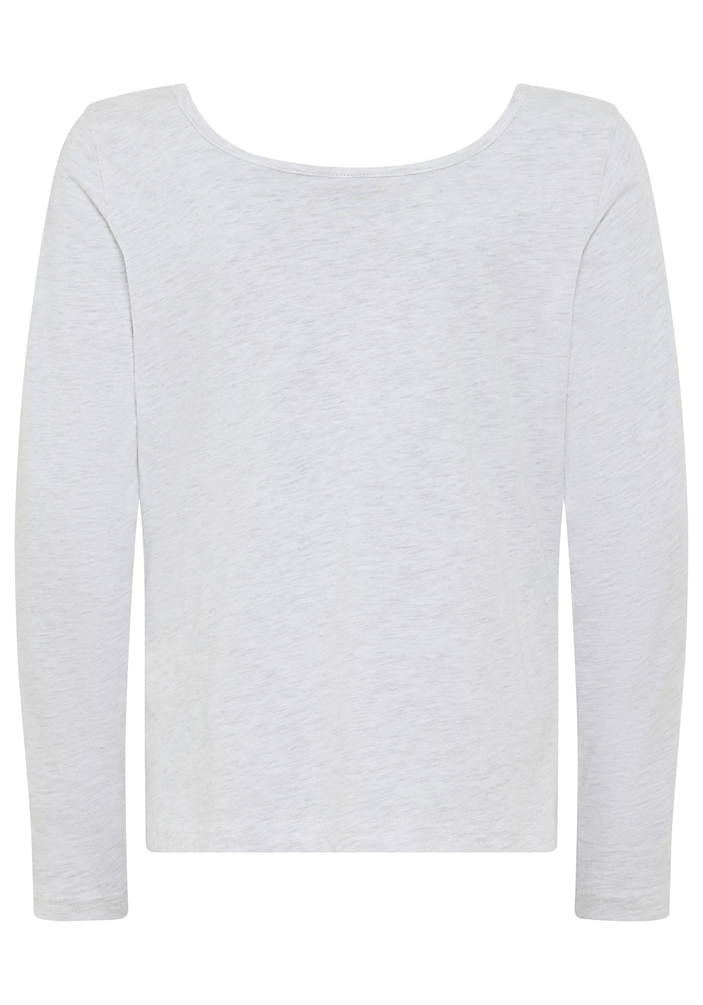 KIDSWORLD Langarmshirt »Shirt mit Hamptons-Druck für Mädchen«, Tieferer Ausschnitt