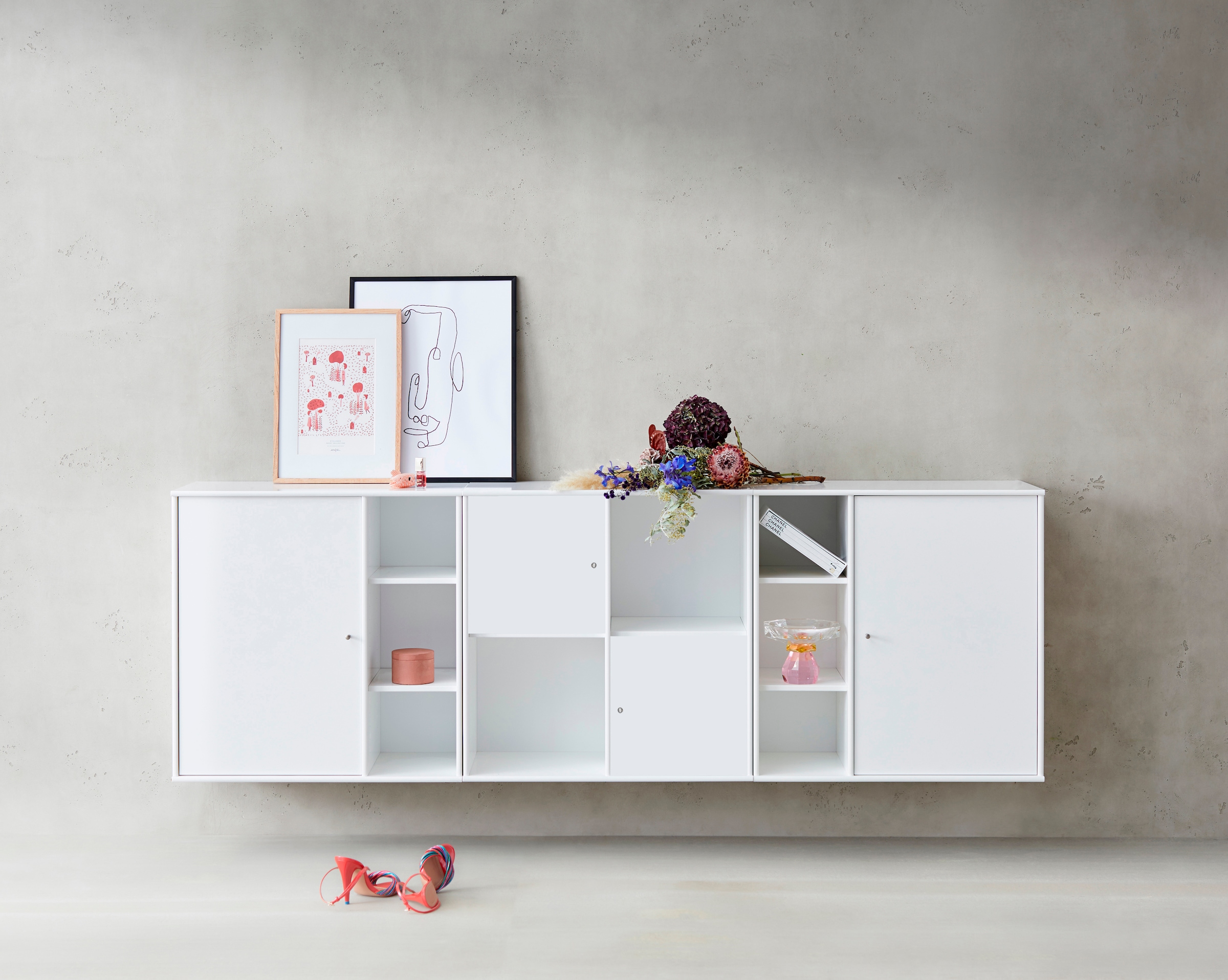 Hammel Furniture Türfront »Mistral Kubus 065, Tür passend zur Sideboard & Bücherregal« 2 Stk. tlg. (2 St), als Ergänzung für Korpus 025, 026, 116 und 117, Breite: 32 cm
