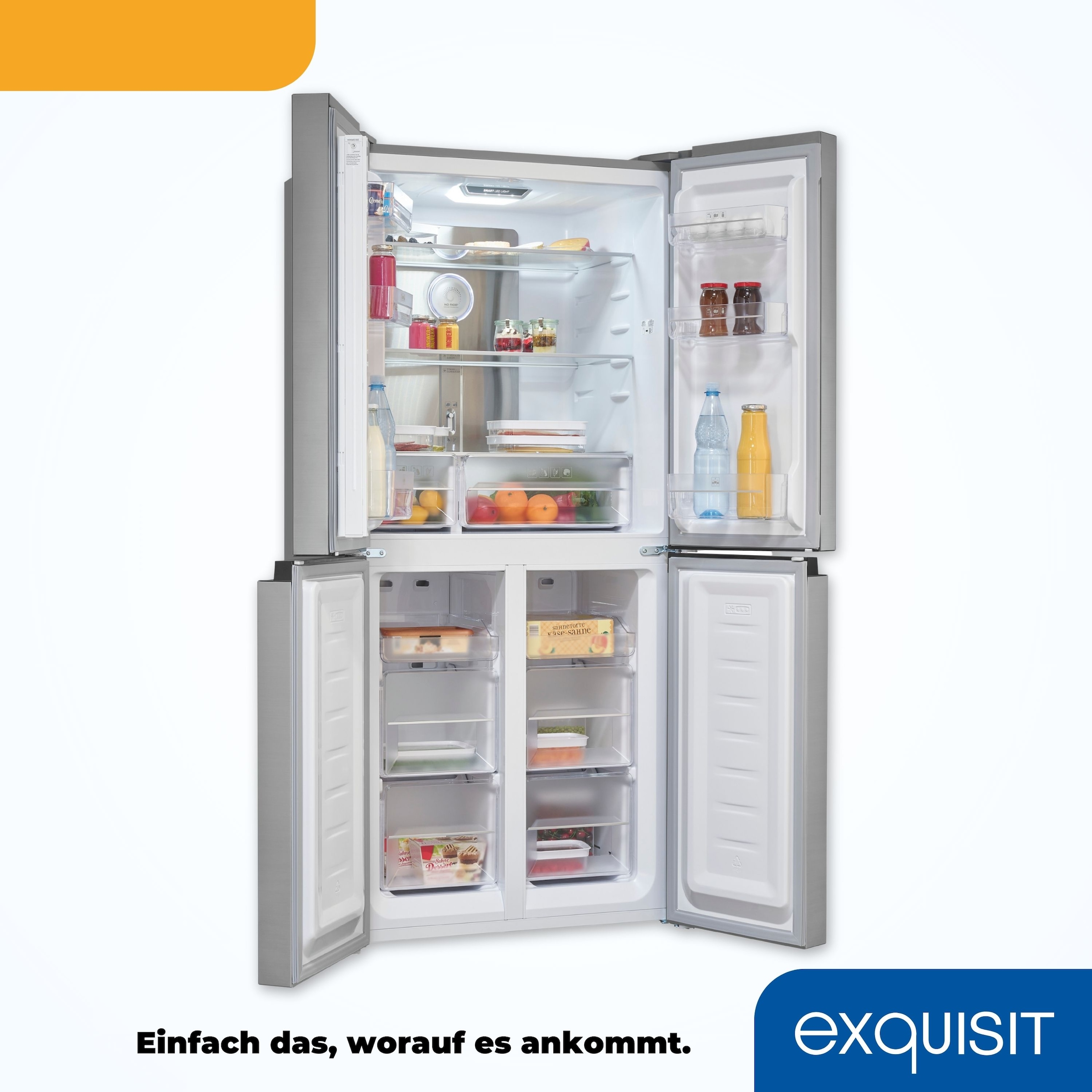 exquisit Multi Door »MD425-150-040C inoxlook«