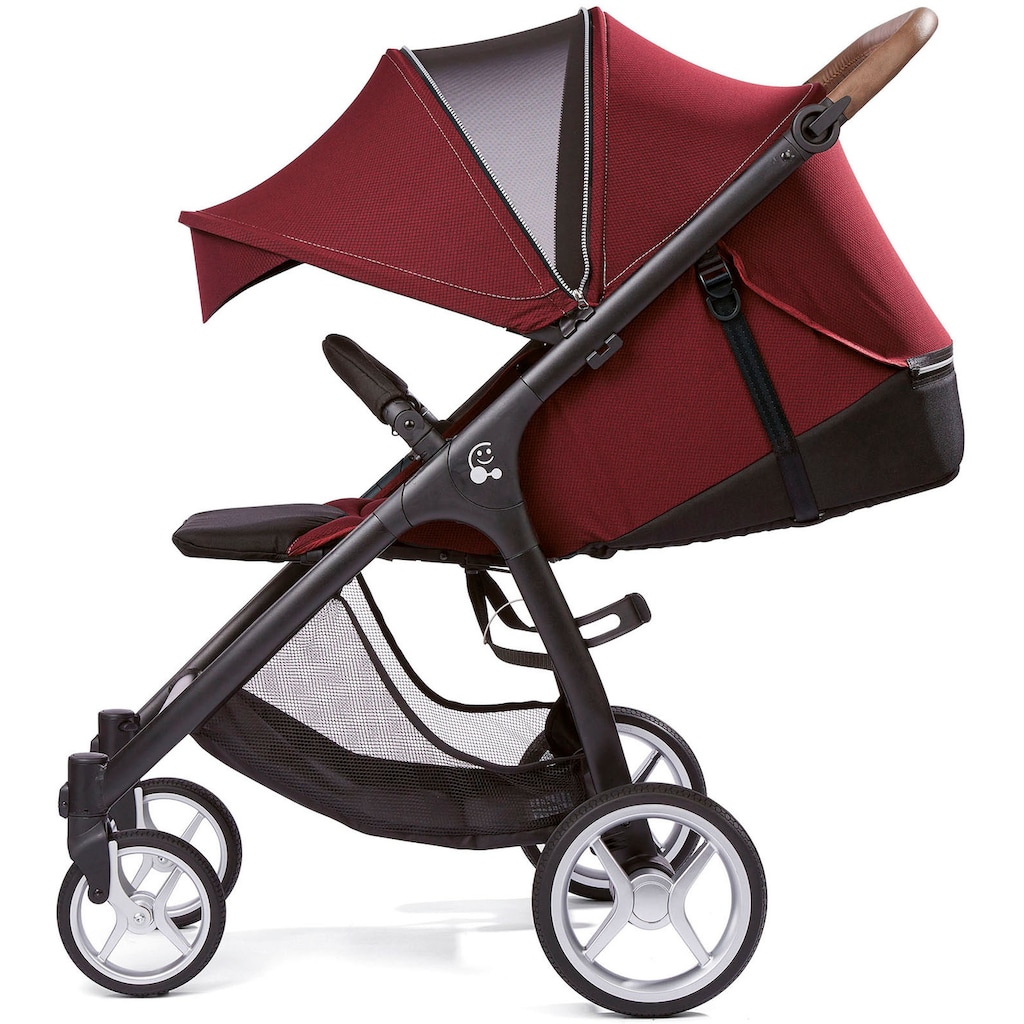 Gesslein Kinder-Buggy »Smiloo Happy +, schwarz/tabak, maroon rot«